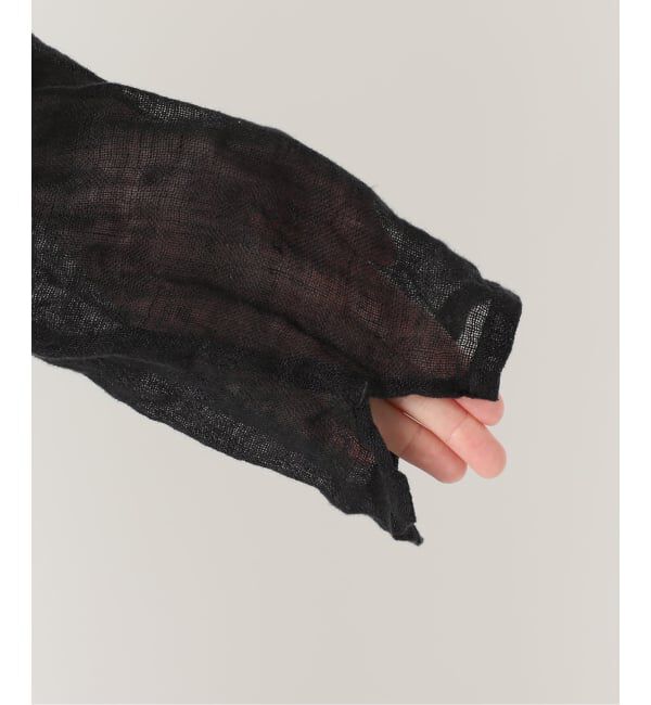 FRAMeWORK「≪追加≫LINENクレープヘンリーネックブラウス 3」|シャツ・ブラウス|