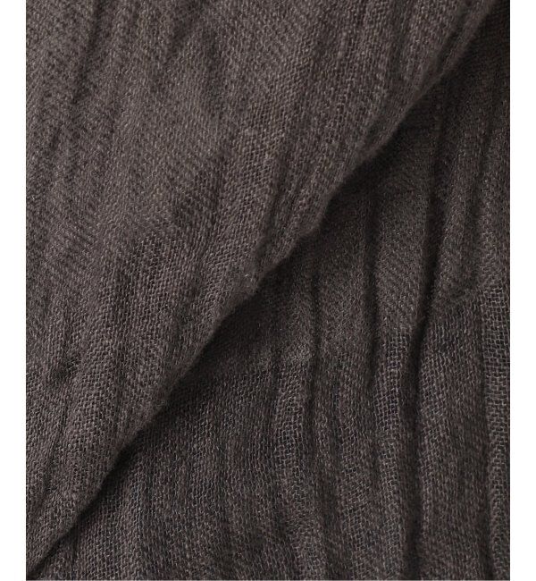 FRAMeWORK「≪追加≫LINENクレープヘンリーネックブラウス 3」|シャツ・ブラウス|