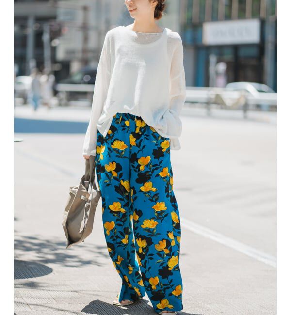 Spick and Span「《新色有り / 追加》リネンミックス2WAYプルオーバー」|ニット・セーター|