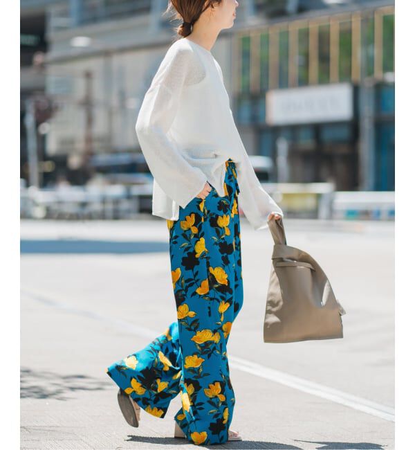 Spick and Span「《新色有り / 追加》リネンミックス2WAYプルオーバー」|ニット・セーター|