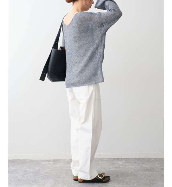 Spick and Span「《新色有り / 追加》リネンミックス2WAYプルオーバー」|ニット・セーター|