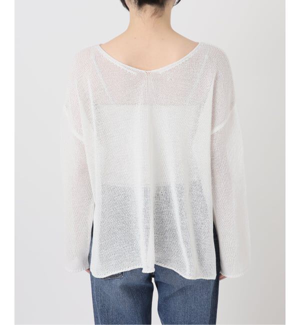 Spick and Span「《新色有り / 追加》リネンミックス2WAYプルオーバー」|ニット・セーター|