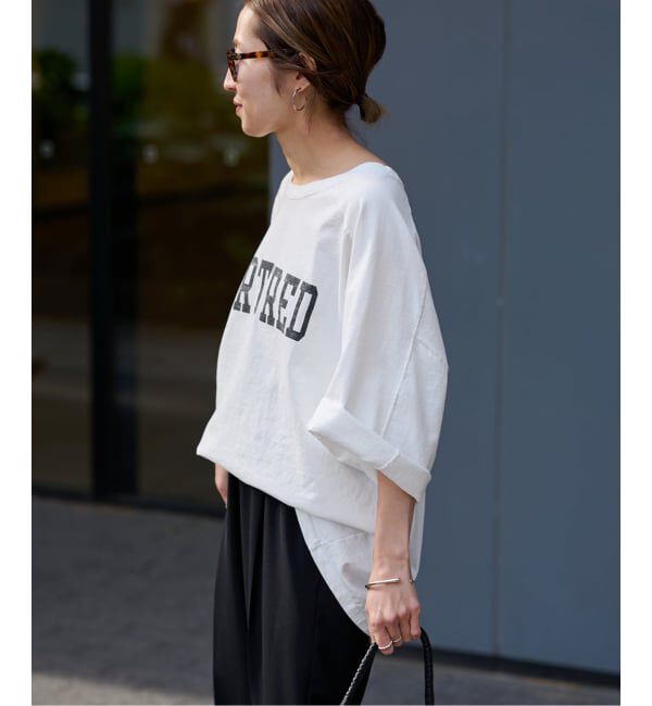 FRAMeWORK「≪WEB限定 / 追加予約≫ハーフスリーブロゴTEE 2」|Tシャツ・カットソー|