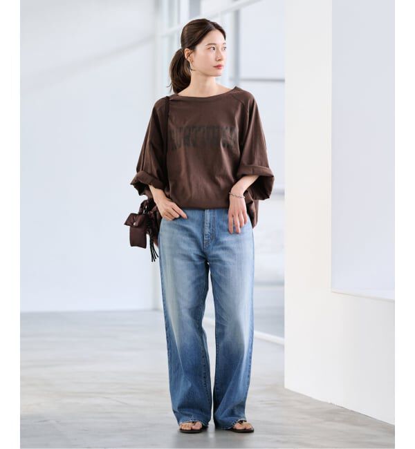 FRAMeWORK「≪WEB限定 / 追加予約≫ハーフスリーブロゴTEE 2」|Tシャツ・カットソー|