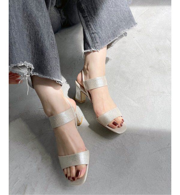  「《追加》6cmゴムストラップサンダル」|サンダル|