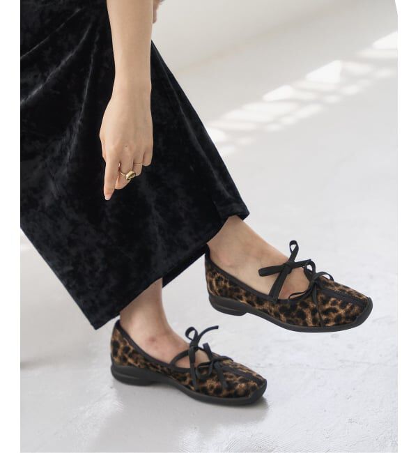  「《追加3》Lダブルリボンバレリーナ」|スニーカー|