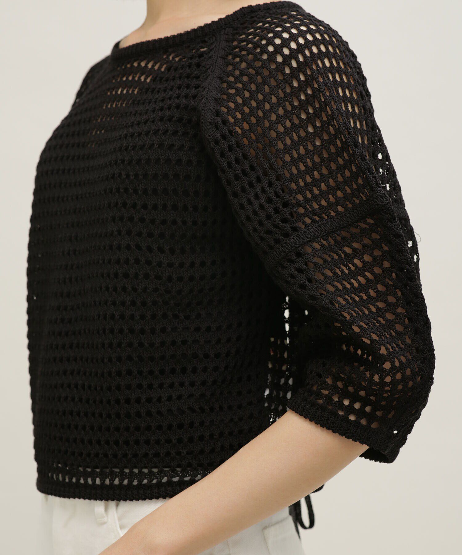 nano･universe「LB.03/メッシュニット2wayトップス」|ニット・セーター|