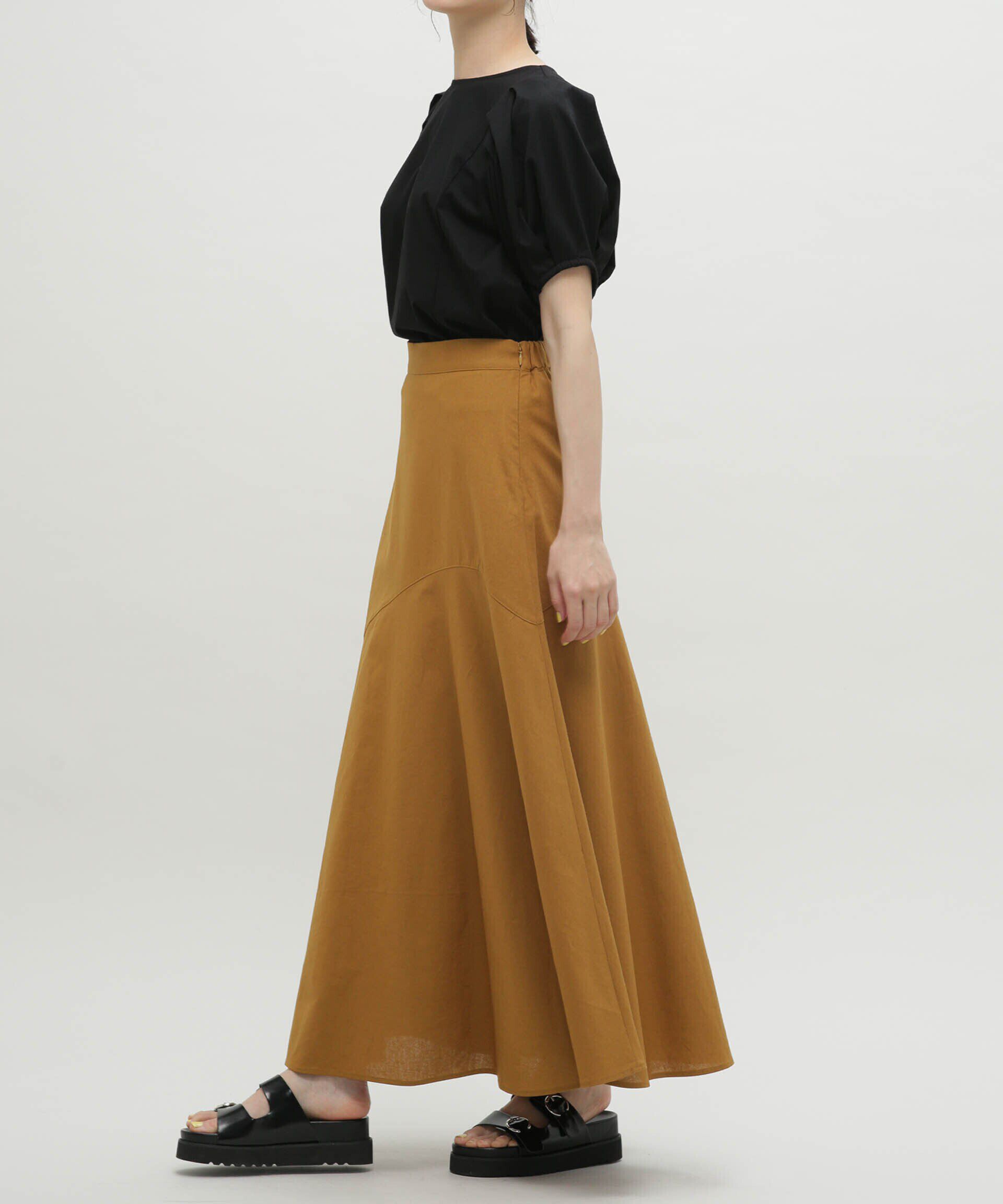 nano･universe「LB.03/リネンブレンドフレアーマキシスカート」|スカート|