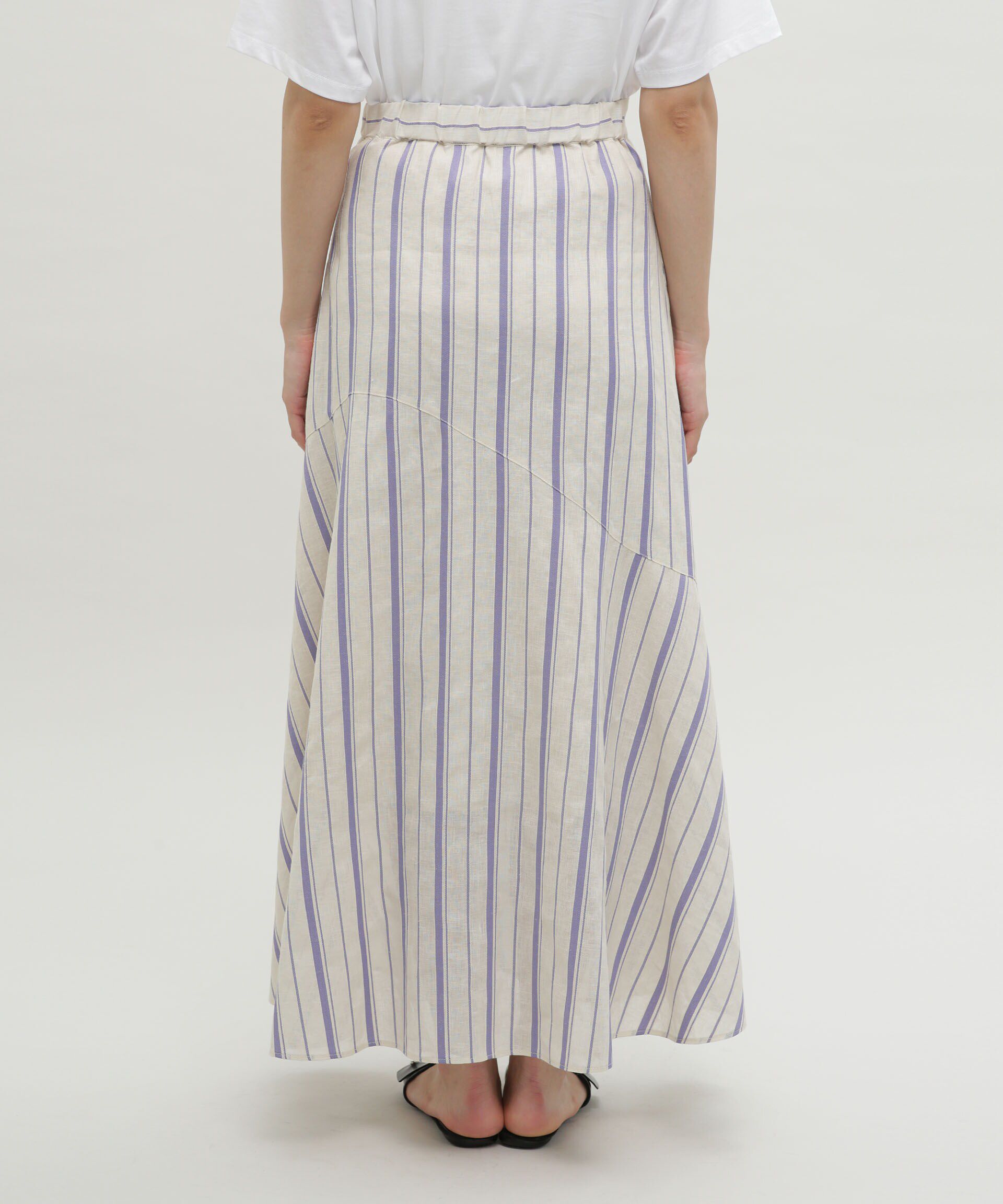 nano･universe「LB.03/リネンブレンドフレアーマキシスカート」|スカート|