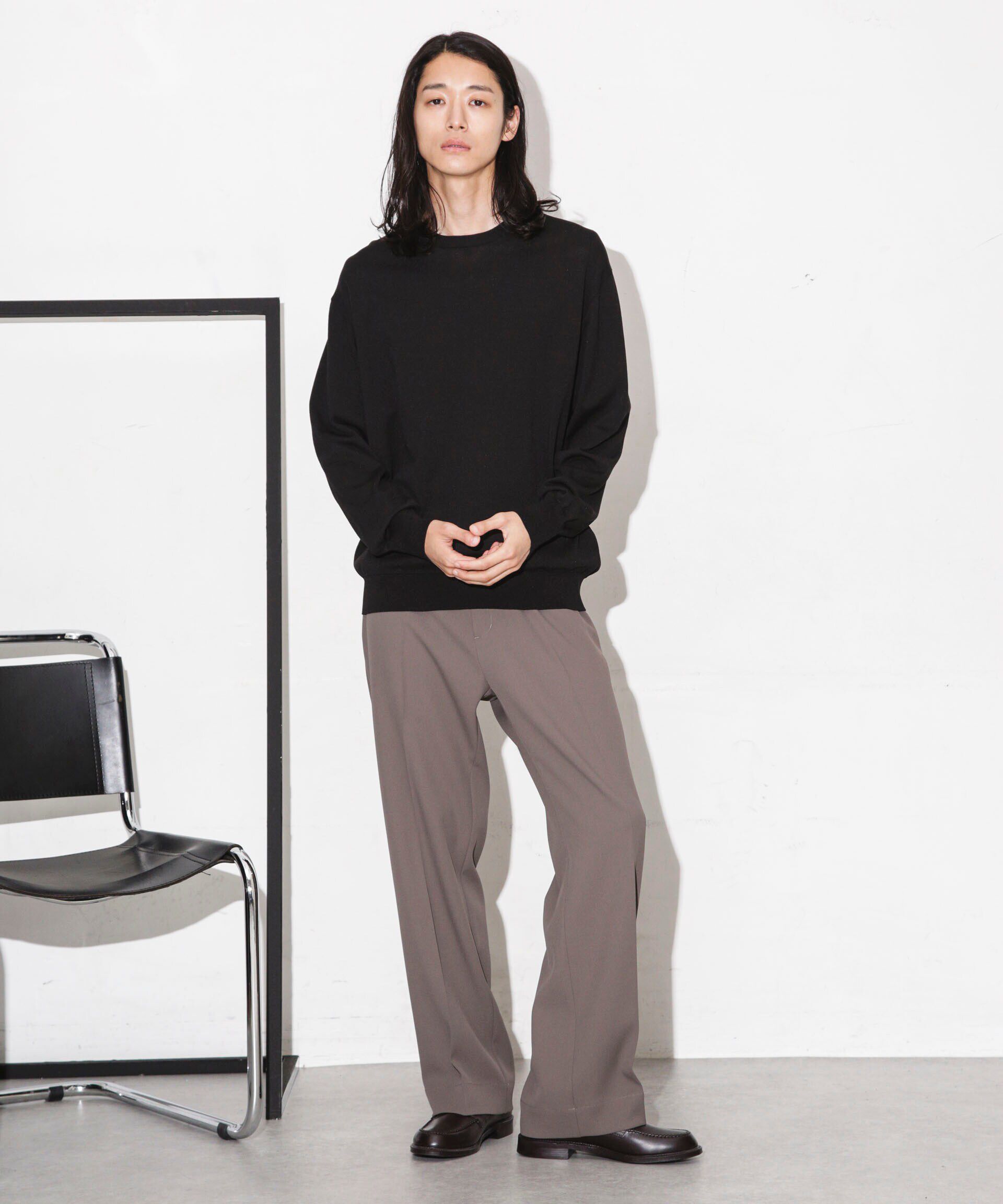 nano･universe「「ESSENTIAL LINE」天竺クループルオーバー」|ニット・セーター|