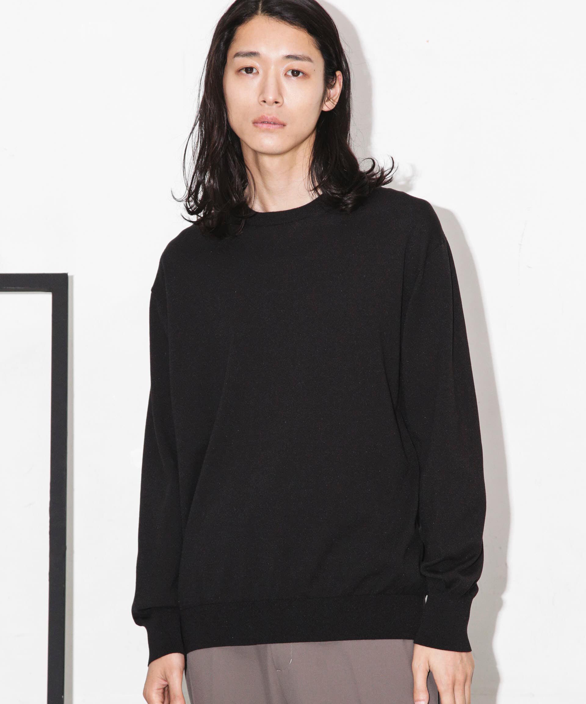 nano･universe「「ESSENTIAL LINE」天竺クループルオーバー」|ニット・セーター|