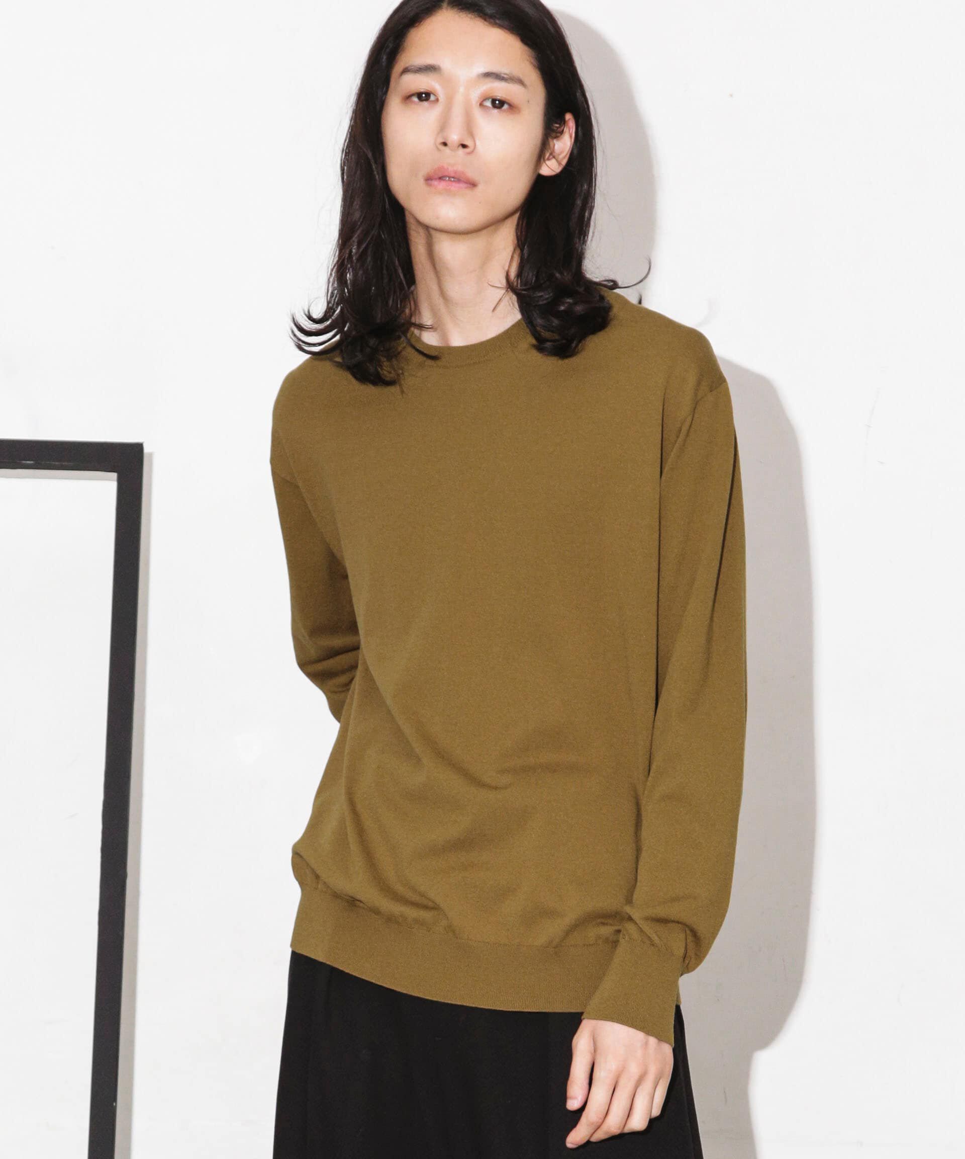 nano･universe「「ESSENTIAL LINE」天竺クループルオーバー」|ニット・セーター|