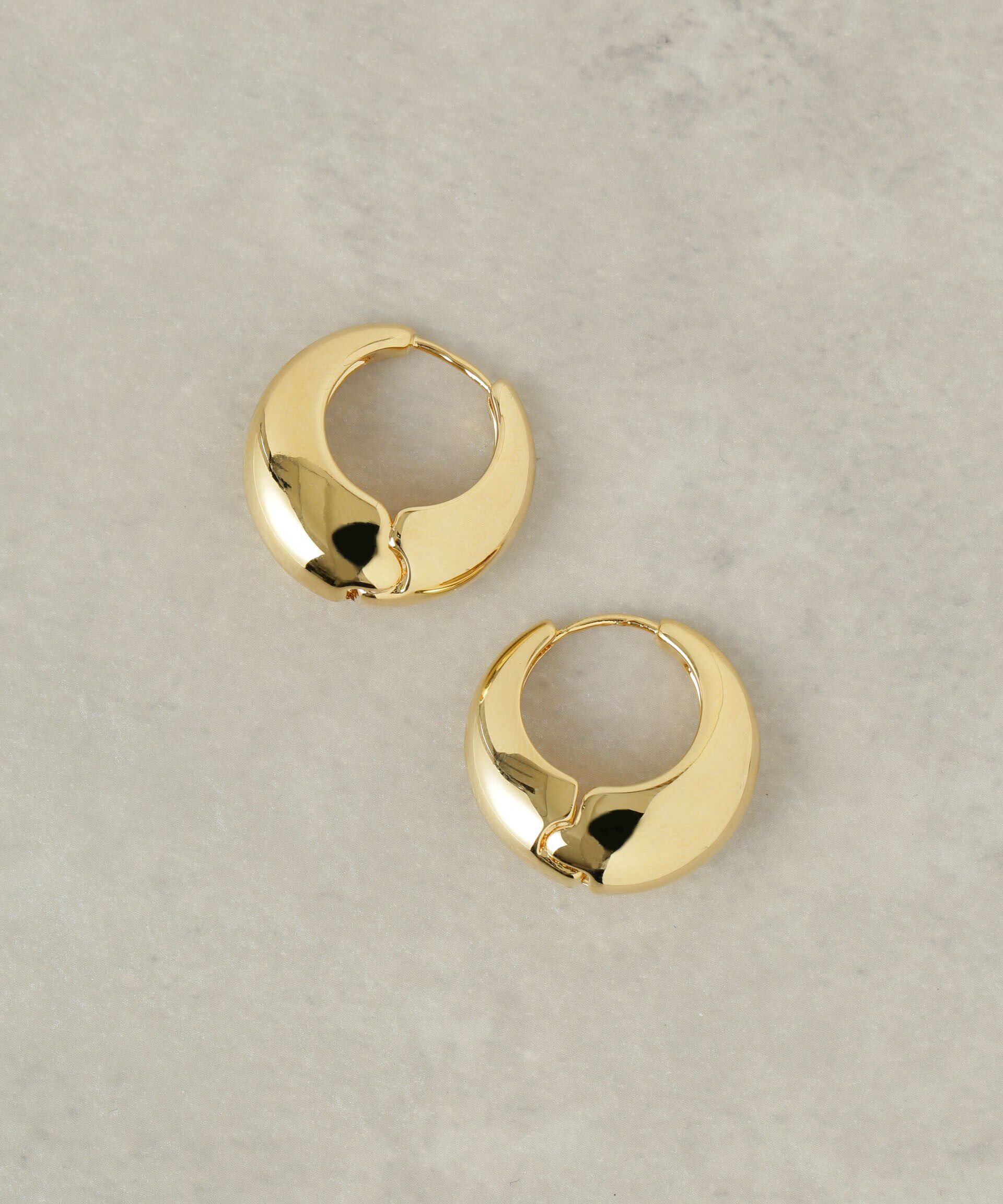 nano･universe「ムーンフープピアス」|ピアス|