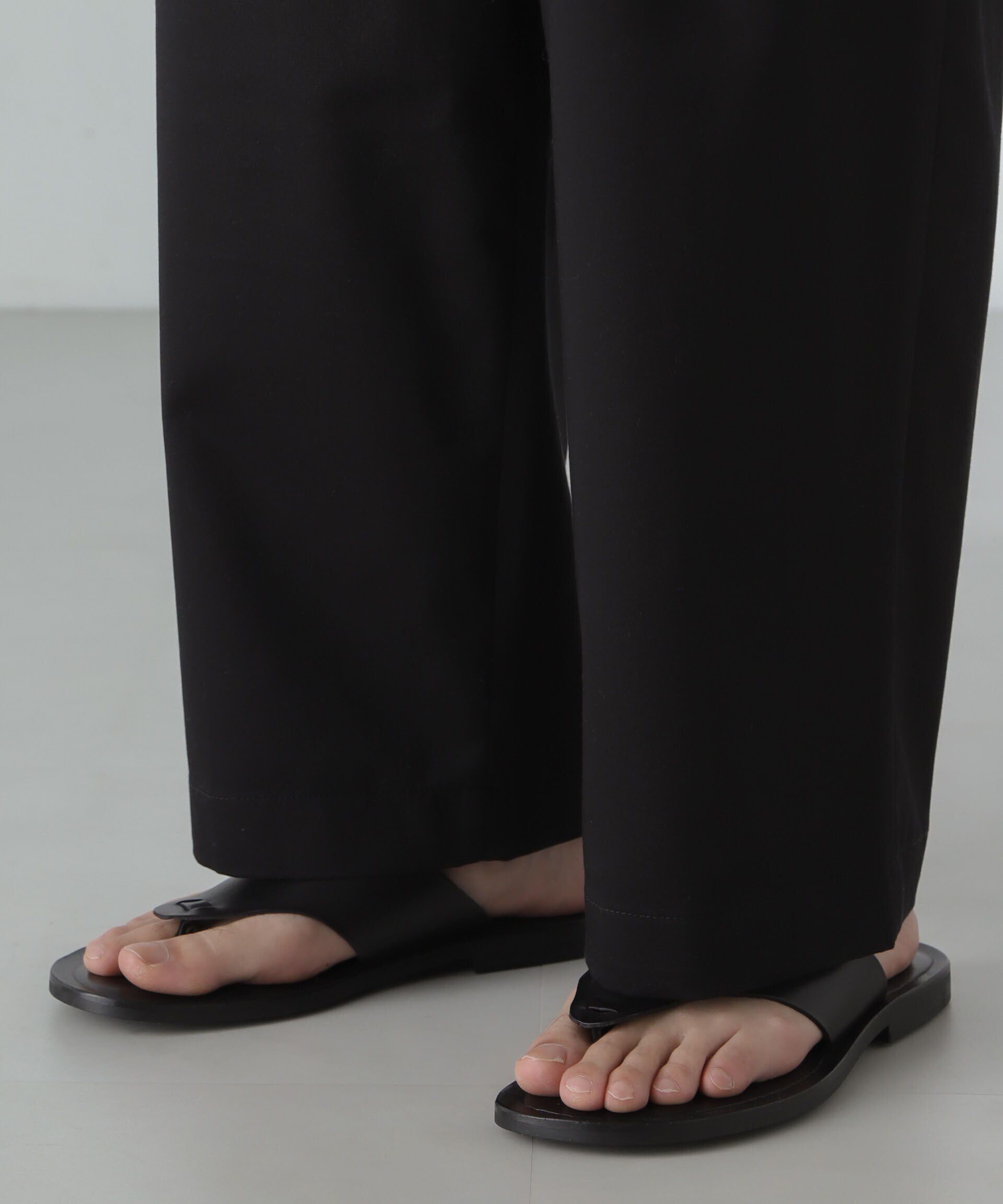 nano･universe「「大人のワイドパンツ」2タックワイドトラウザーズ」|チノ|