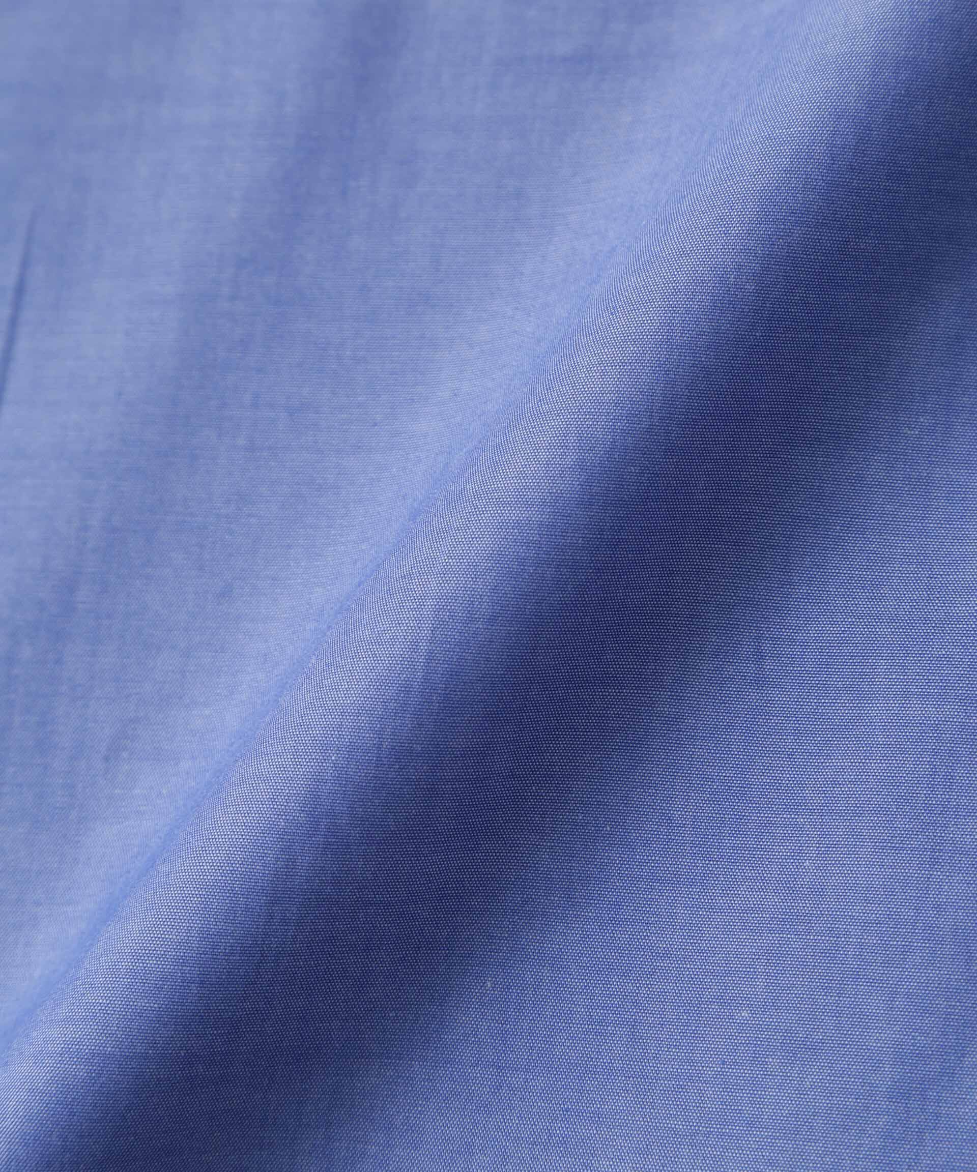 nano･universe「BIGシャンブレーシャツ 半袖」|シャツ・ブラウス|