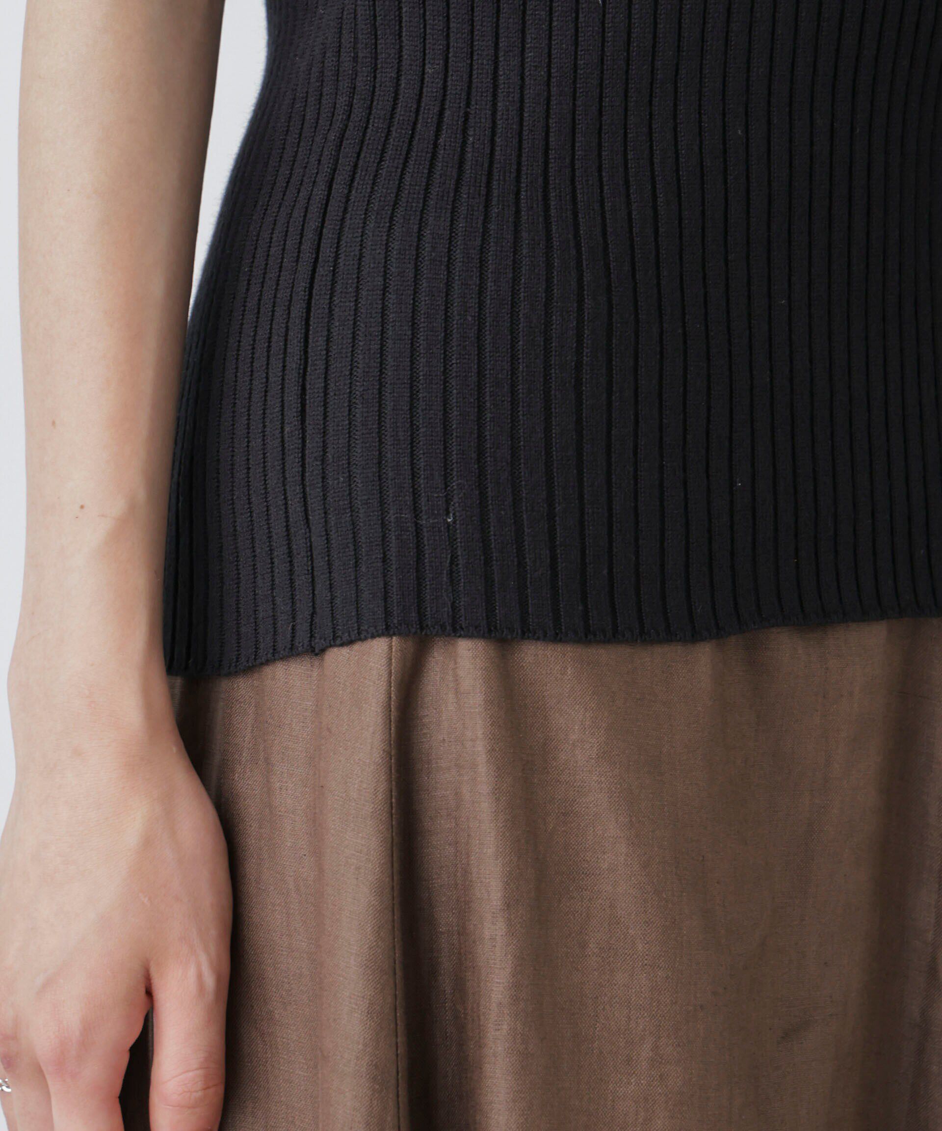 nano･universe「オフショルダーリブニットトップス」|ニット・セーター|