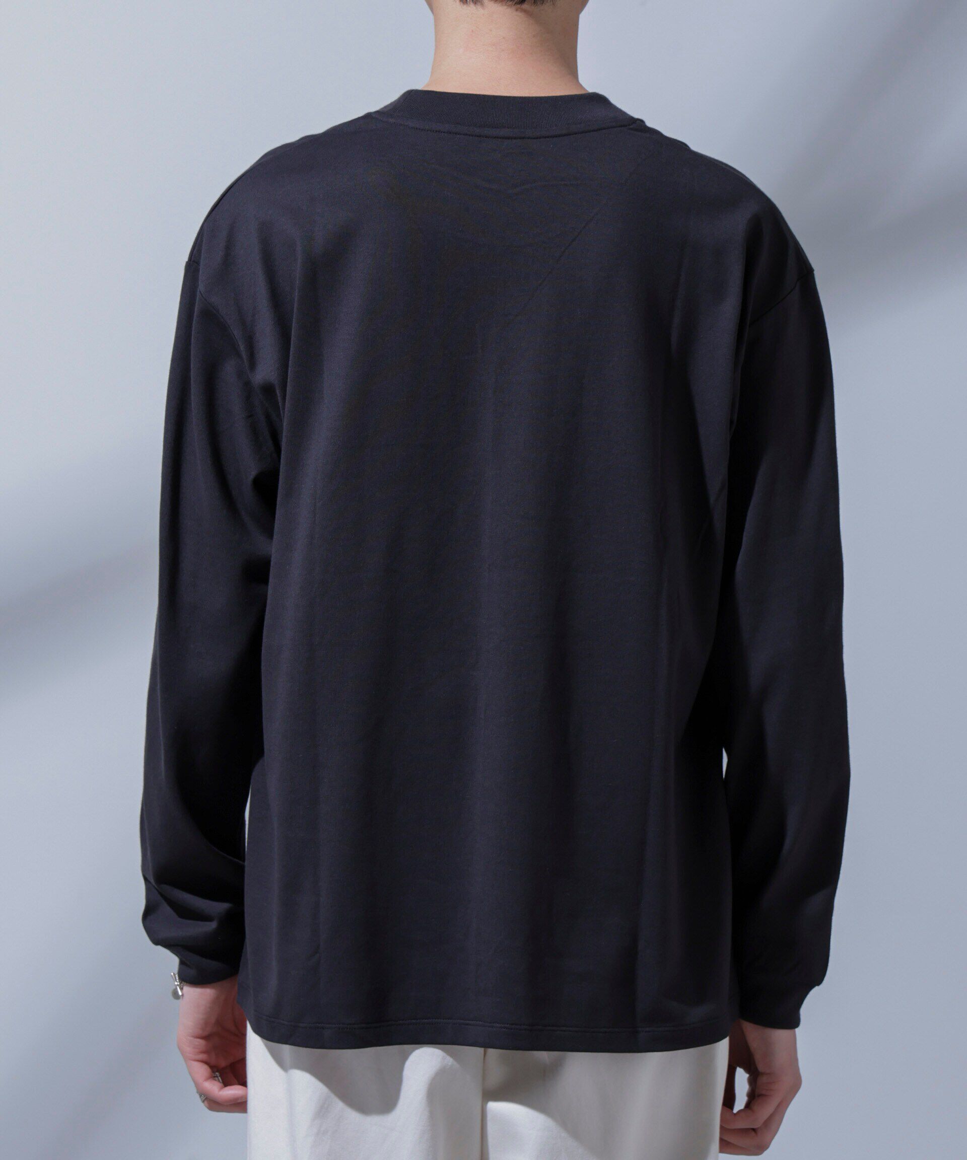 nano･universe「Anti Soaked(R) 汗染み防止 ビッグTシャツ 長袖」|Tシャツ・カットソー|