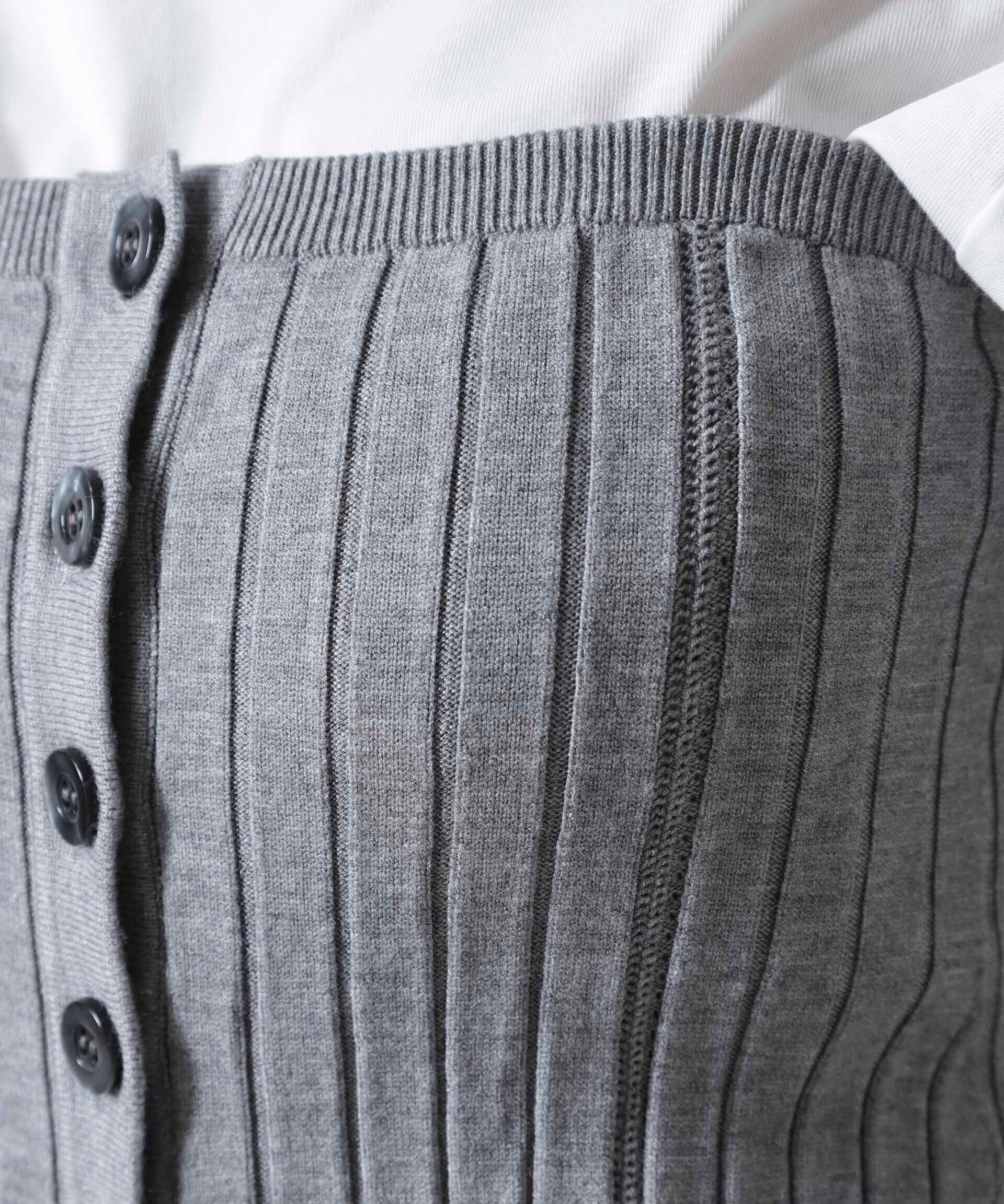 nano･universe「2WAYリブニットベアトップビスチェ」|ニット・セーター|