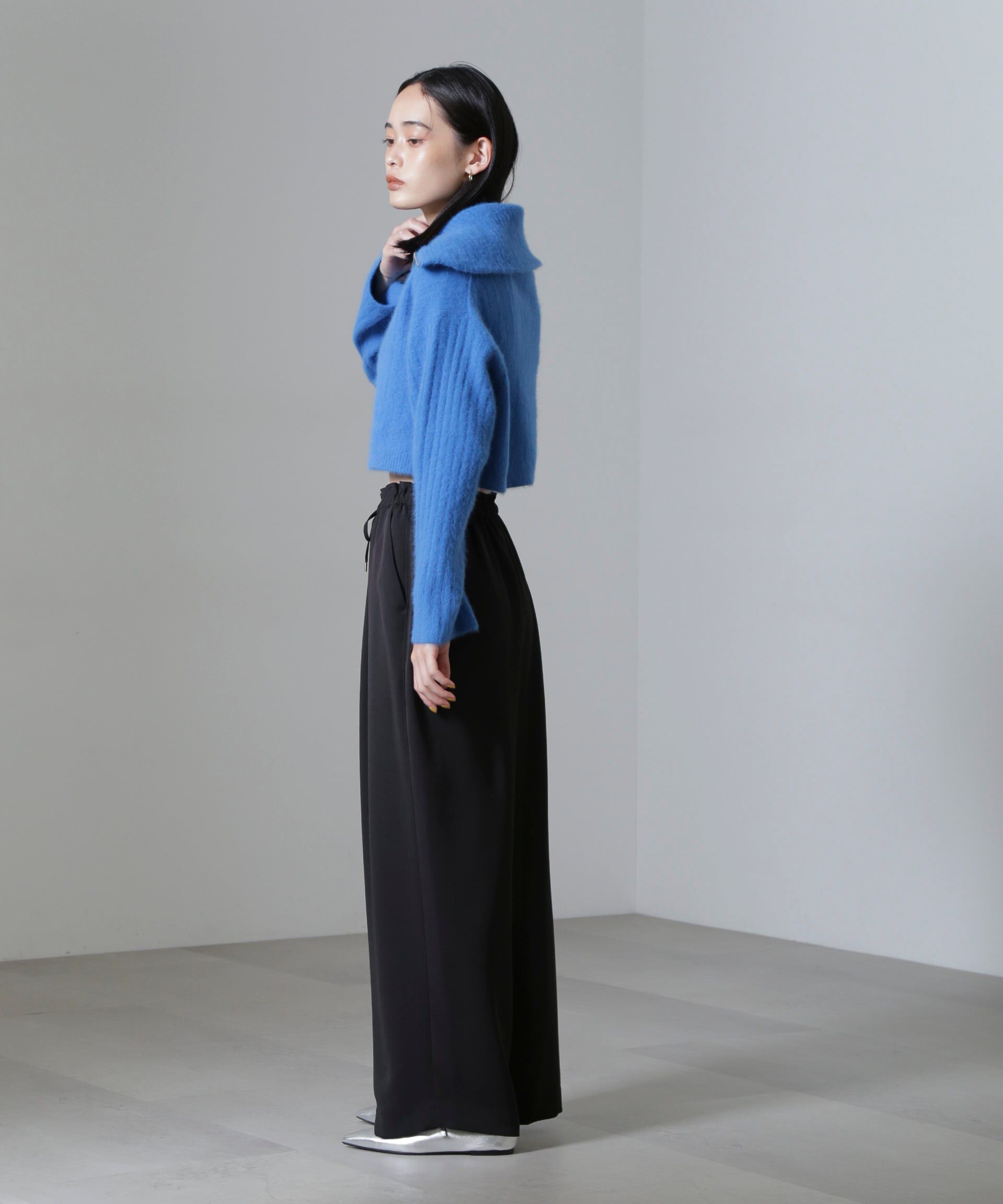 nano･universe「ドロストギャザーパンツ(セットアップ可)」|チノ|