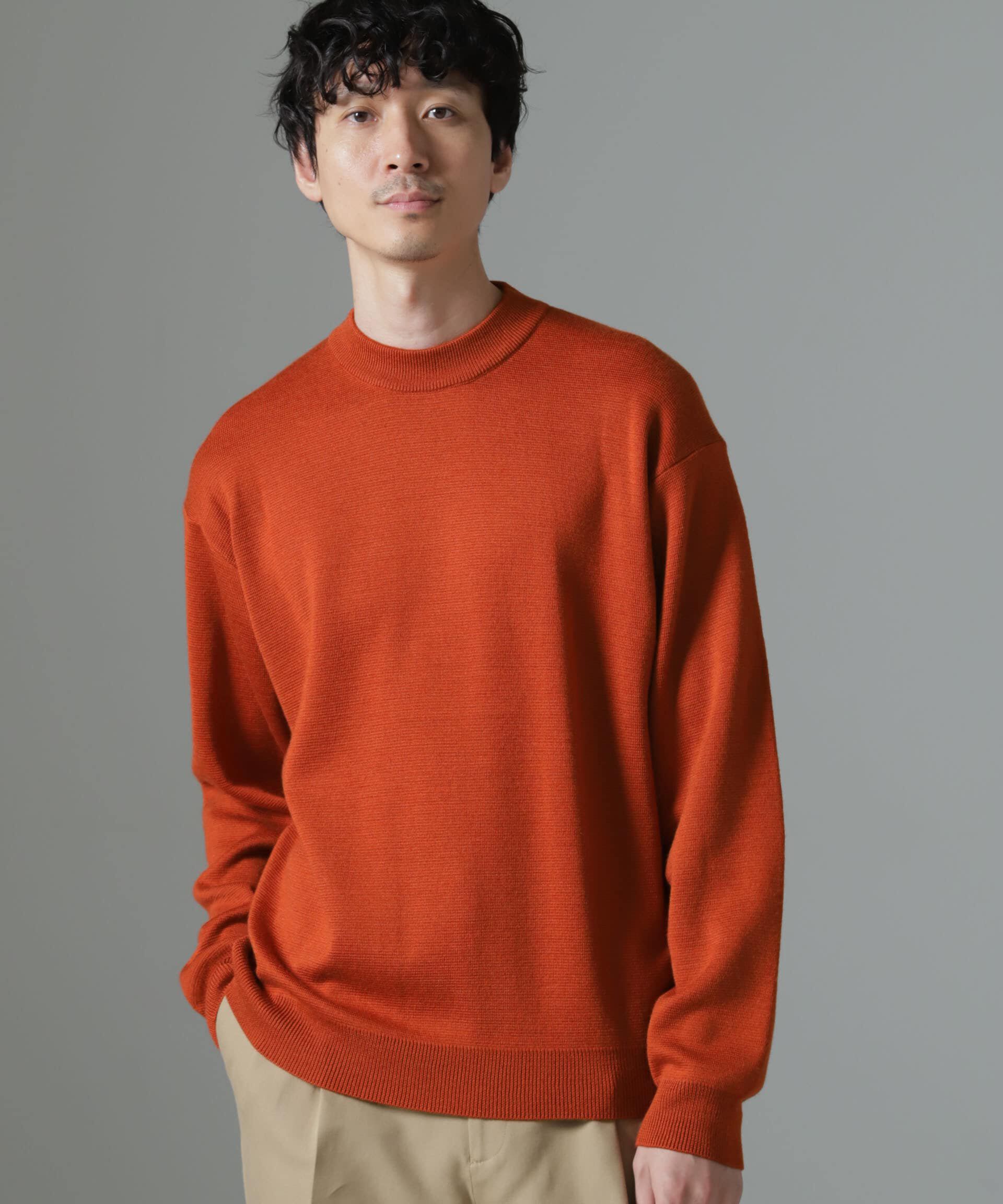 nano･universe「タスマニアミックス ミラノリブリラックスモックネックニット」|ニット・セーター|