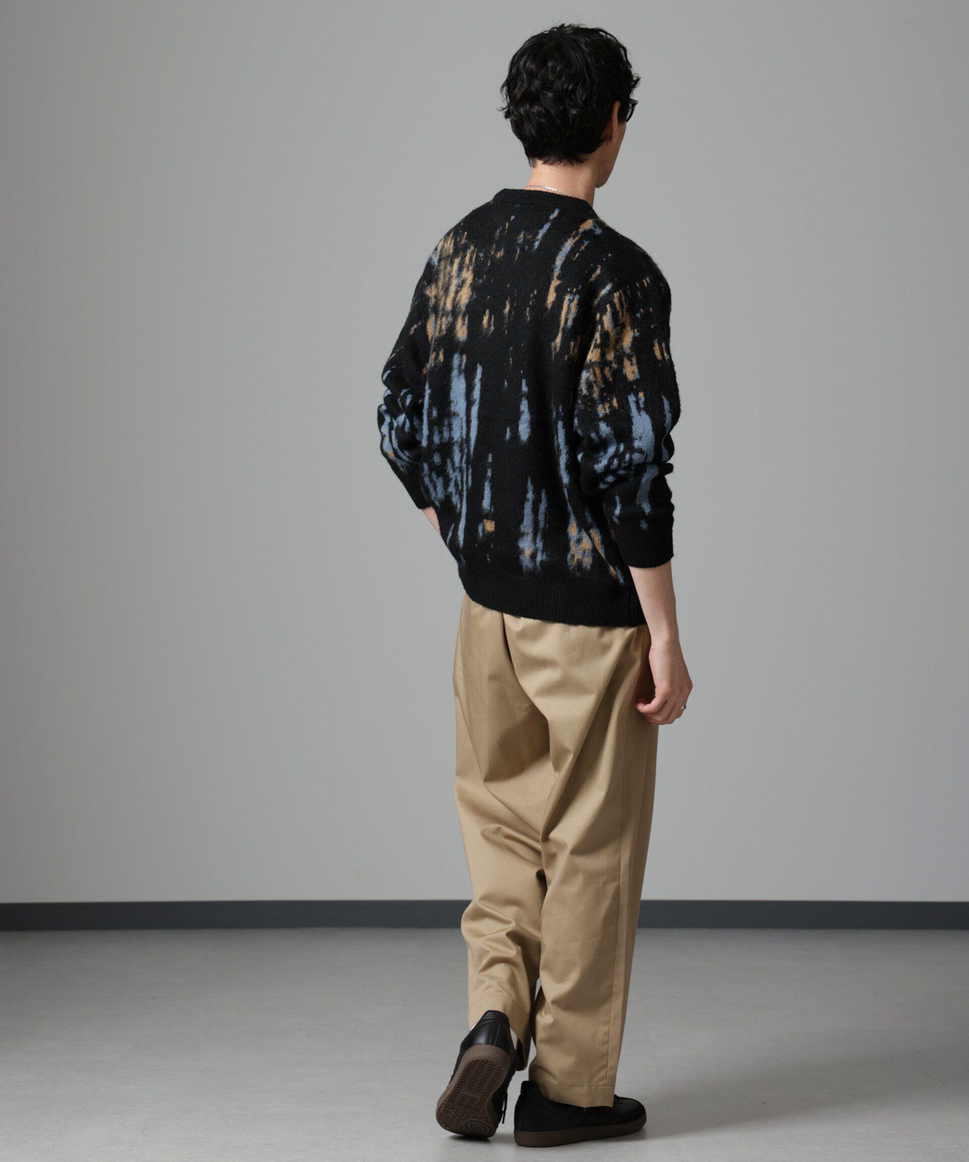 nano･universe「ペイントグラデーションモヘヤライクニット」|ニット・セーター|