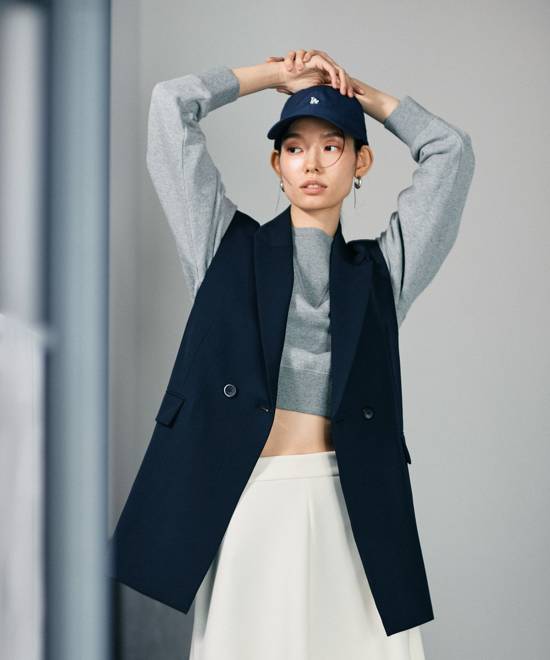 nano･universe「デイリーファンクション ダブルジレ(セットアップ可)」|テーラードジャケット|