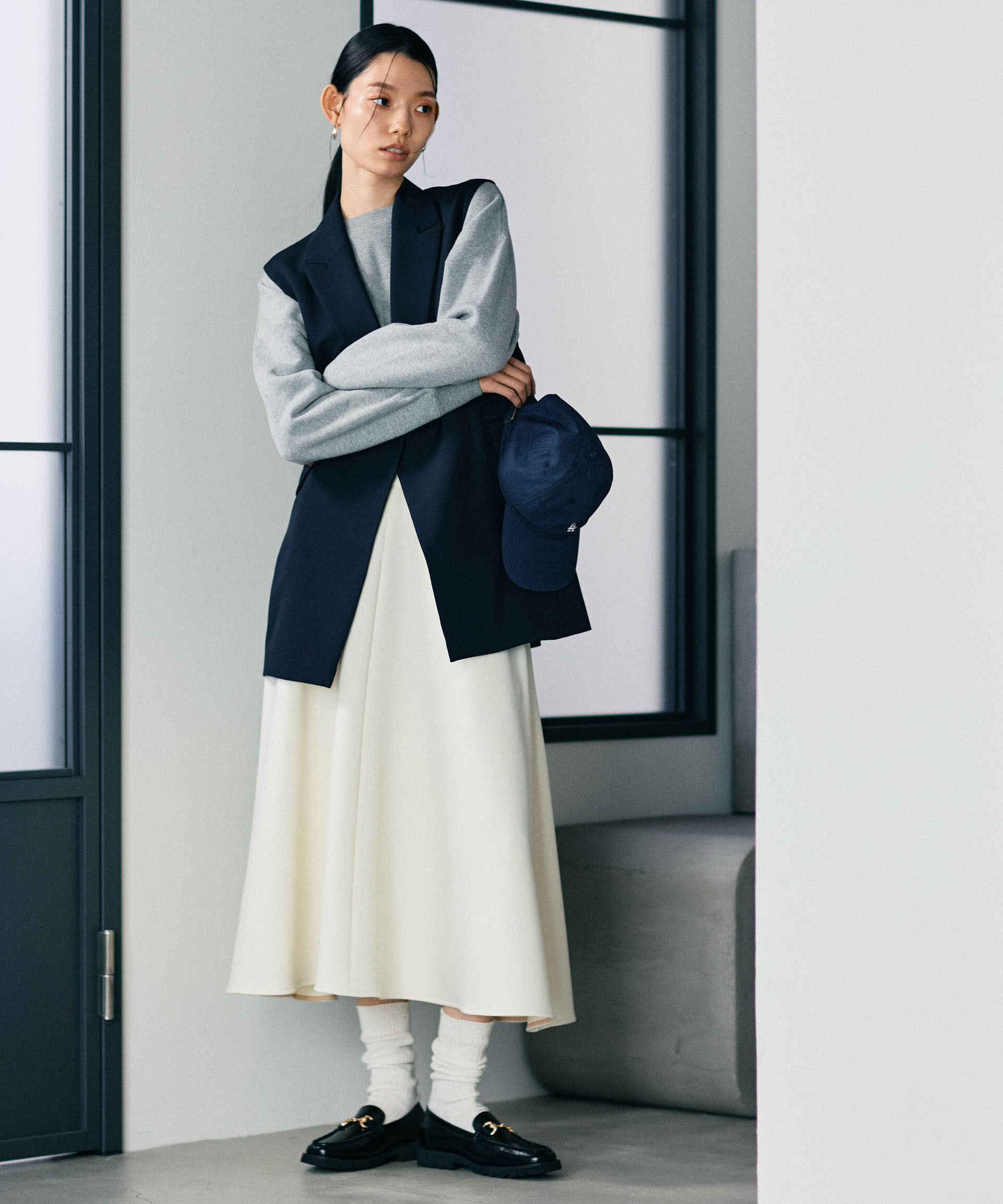 nano･universe「デイリーファンクション ダブルジレ(セットアップ可)」|テーラードジャケット|