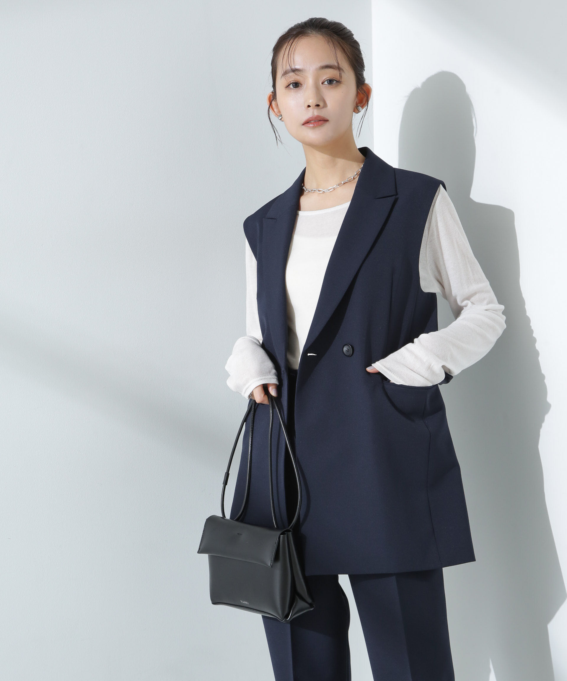 nano･universe「デイリーファンクション ダブルジレ(セットアップ可)」|テーラードジャケット|