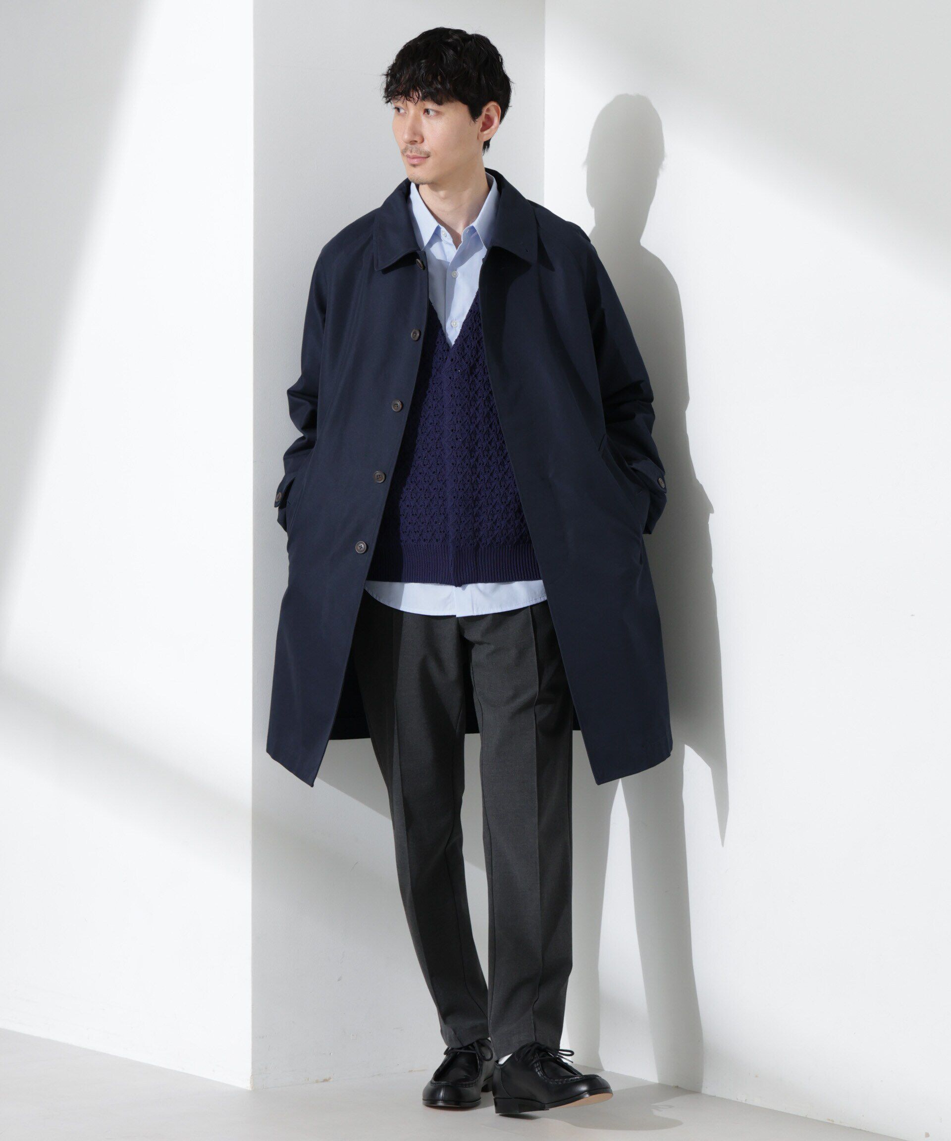 nano･universe「撥水ギャバラグランステンカラーコート」|その他|