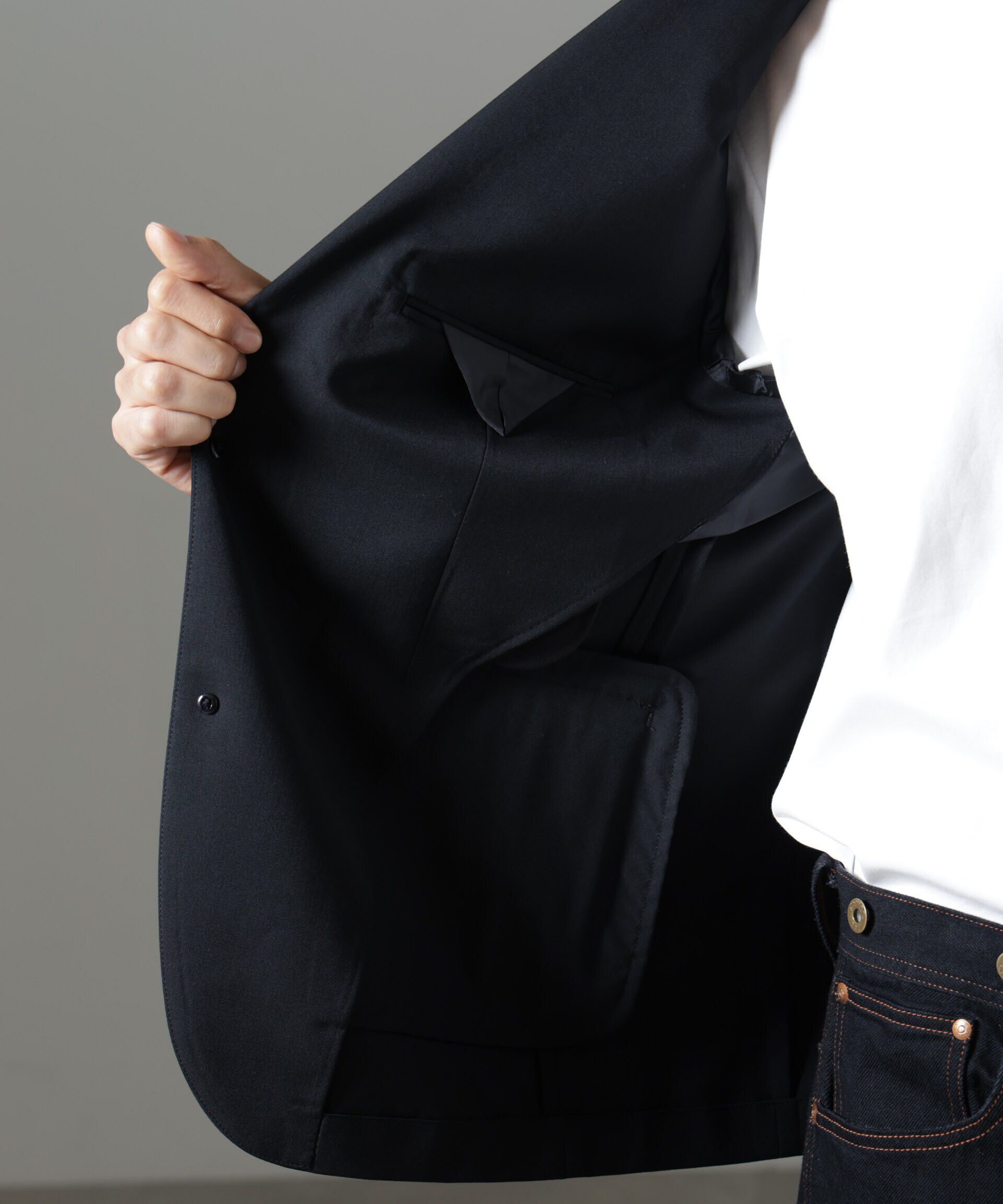 nano･universe「クラシックウールボクシージャケット(セットアップ可)」|スーツ|