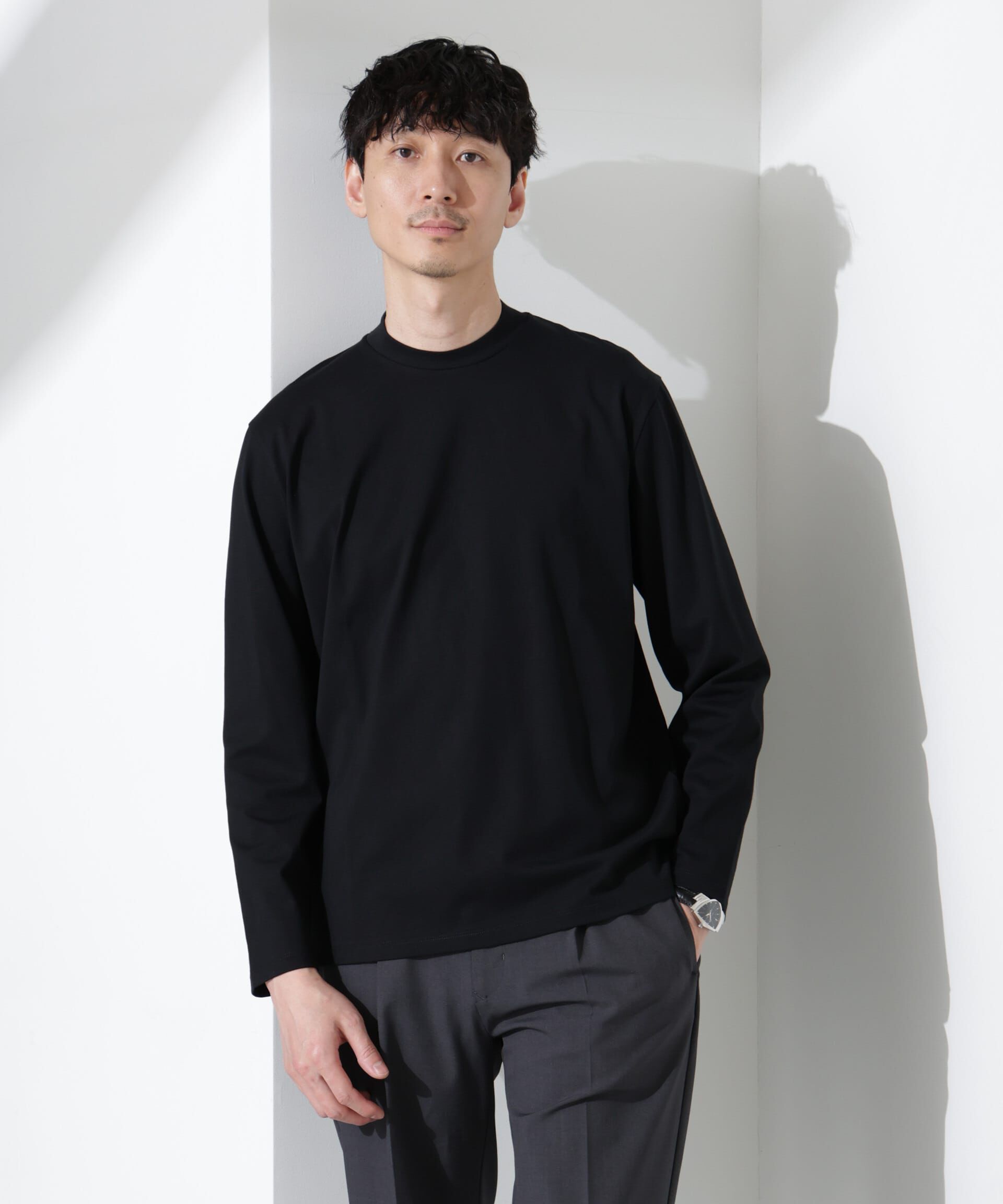 nano･universe「ジャケT(R) クルーネック 長袖」|Tシャツ・カットソー|