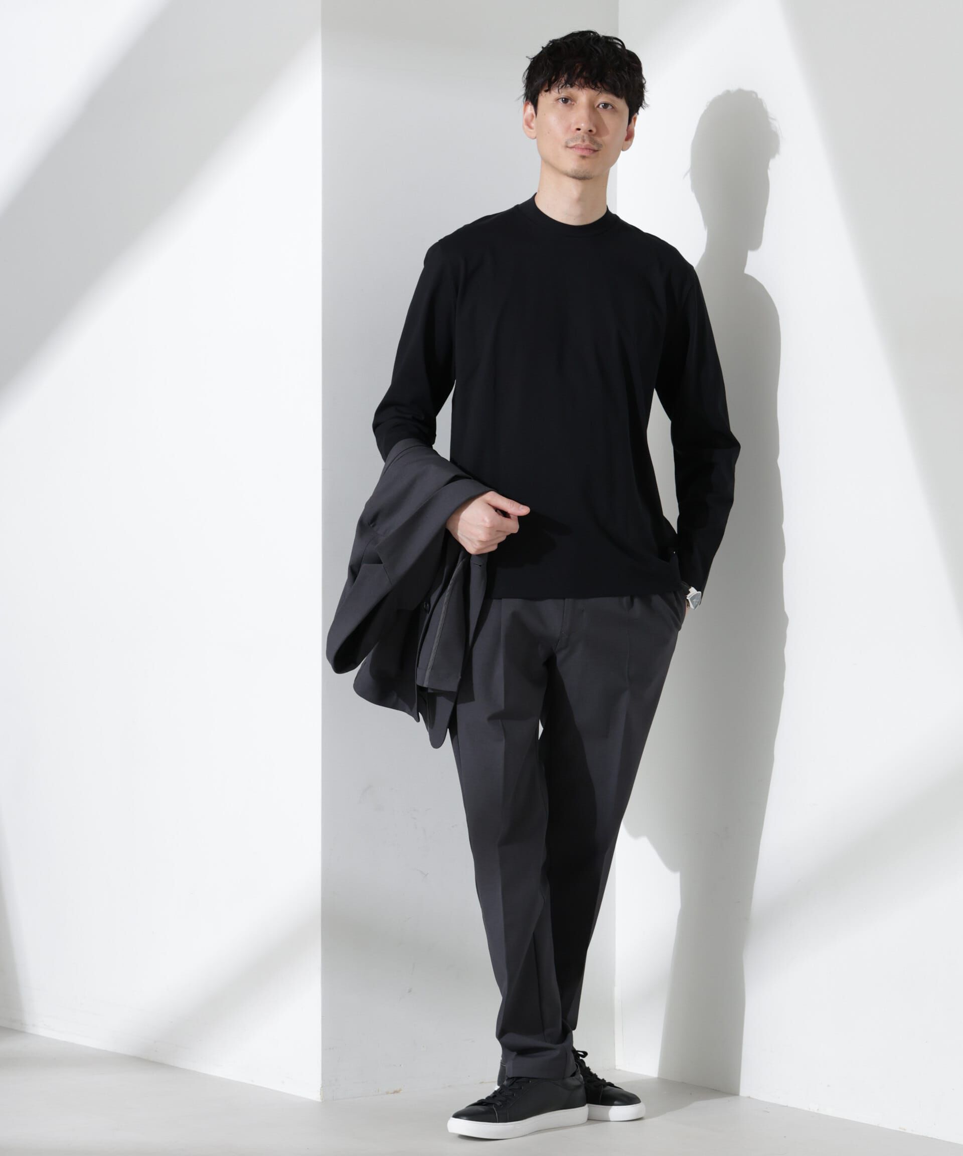 nano･universe「ジャケT(R) クルーネック 長袖」|Tシャツ・カットソー|