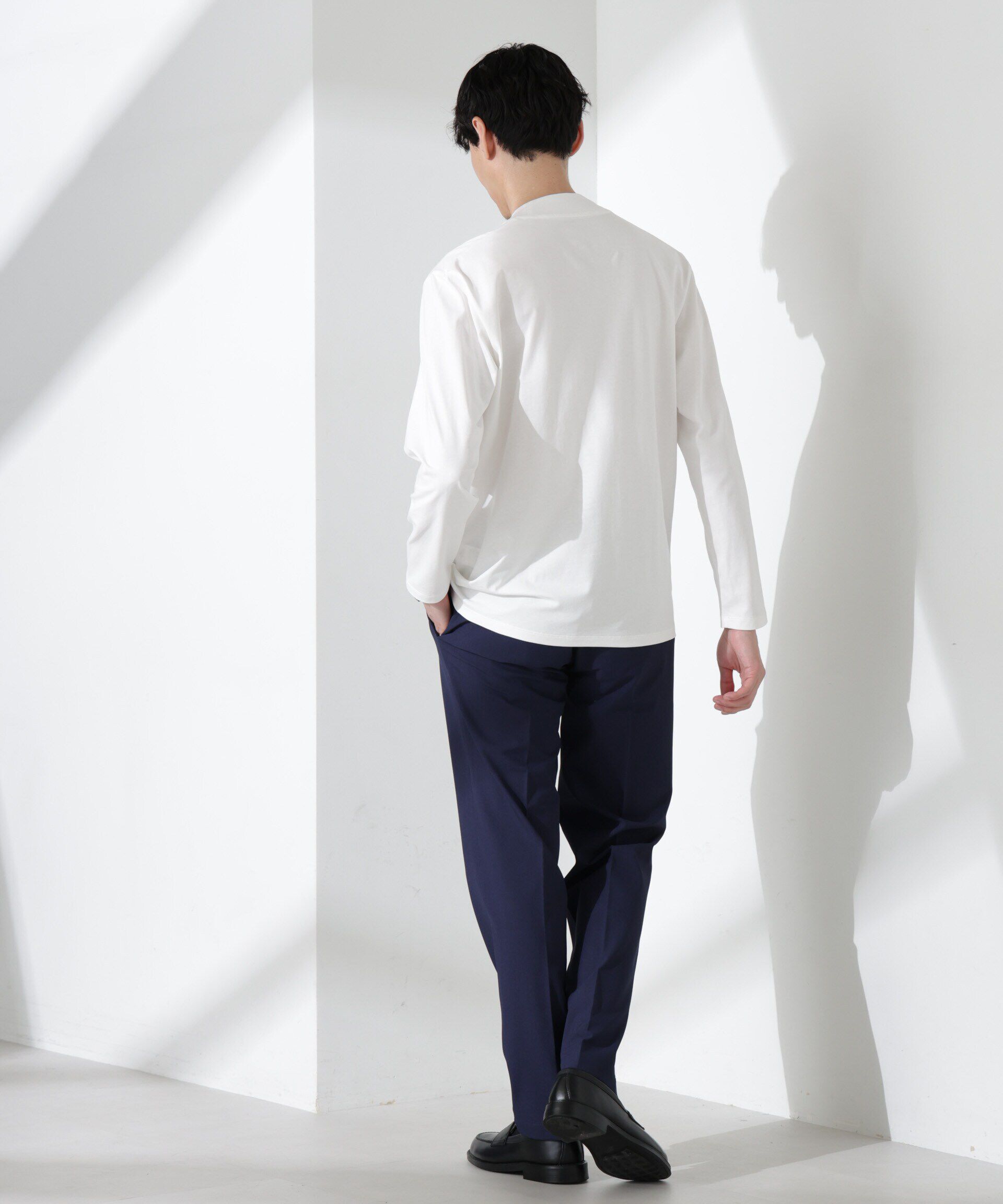 nano･universe「ジャケT(R) クルーネック 長袖」|Tシャツ・カットソー|