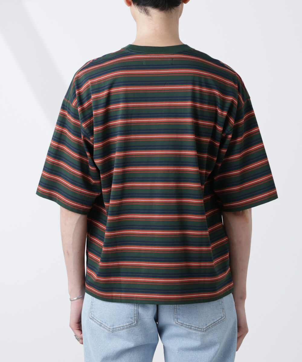 nano･universe「マイクロランダムボーダーTシャツ」|Tシャツ・カットソー|