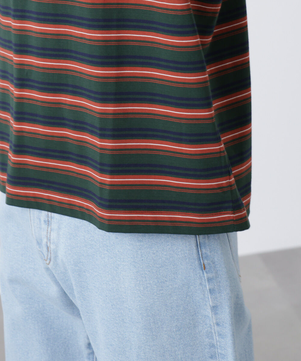 nano･universe「マイクロランダムボーダーTシャツ」|Tシャツ・カットソー|