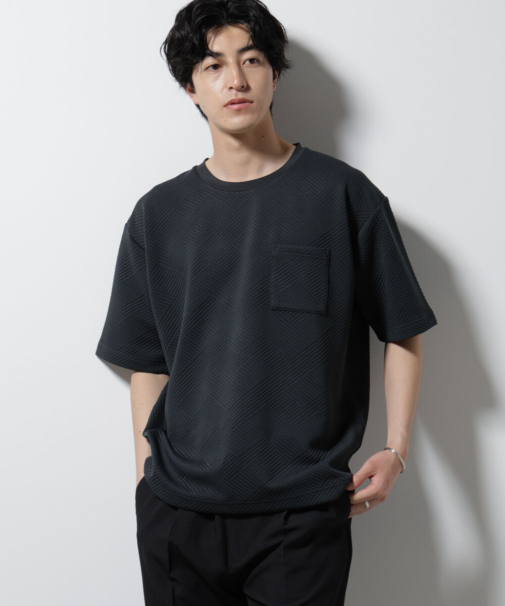 nano･universe「フクレジャガードポケットTシャツ」|Tシャツ・カットソー|スミクロ1