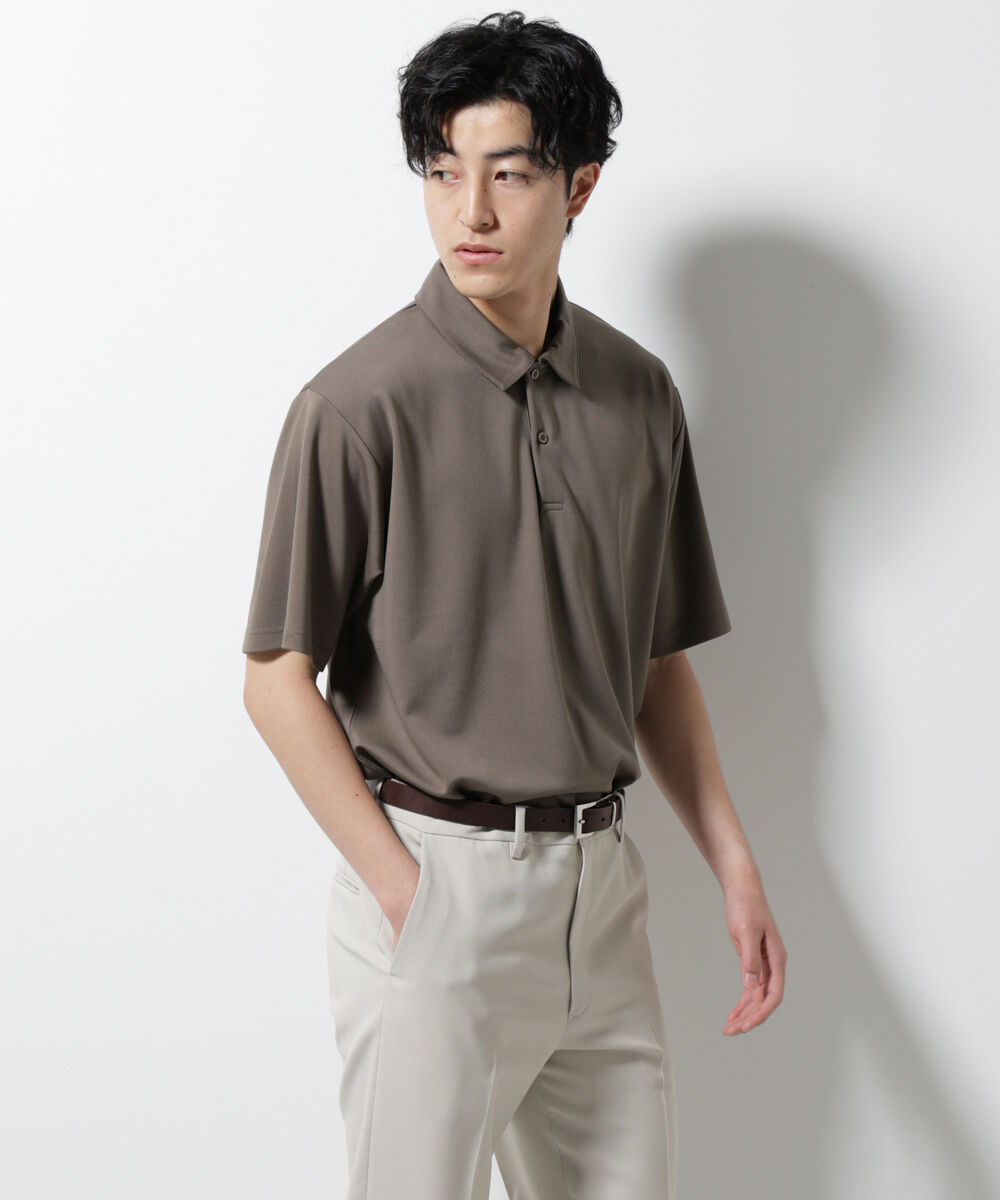 nano･universe「ポンチポロシャツ半袖」|Tシャツ・カットソー|