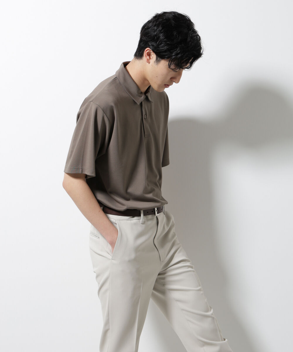 nano･universe「ポンチポロシャツ半袖」|Tシャツ・カットソー|