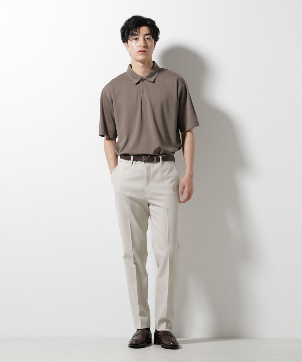 nano･universe「ポンチポロシャツ半袖」|Tシャツ・カットソー|