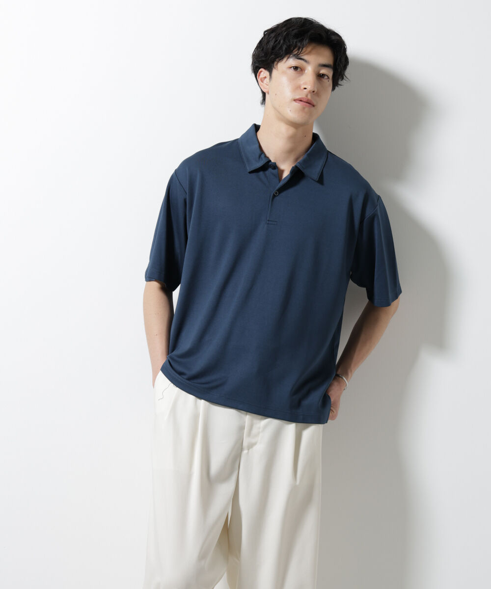 nano･universe「ポンチポロシャツ半袖」|Tシャツ・カットソー|