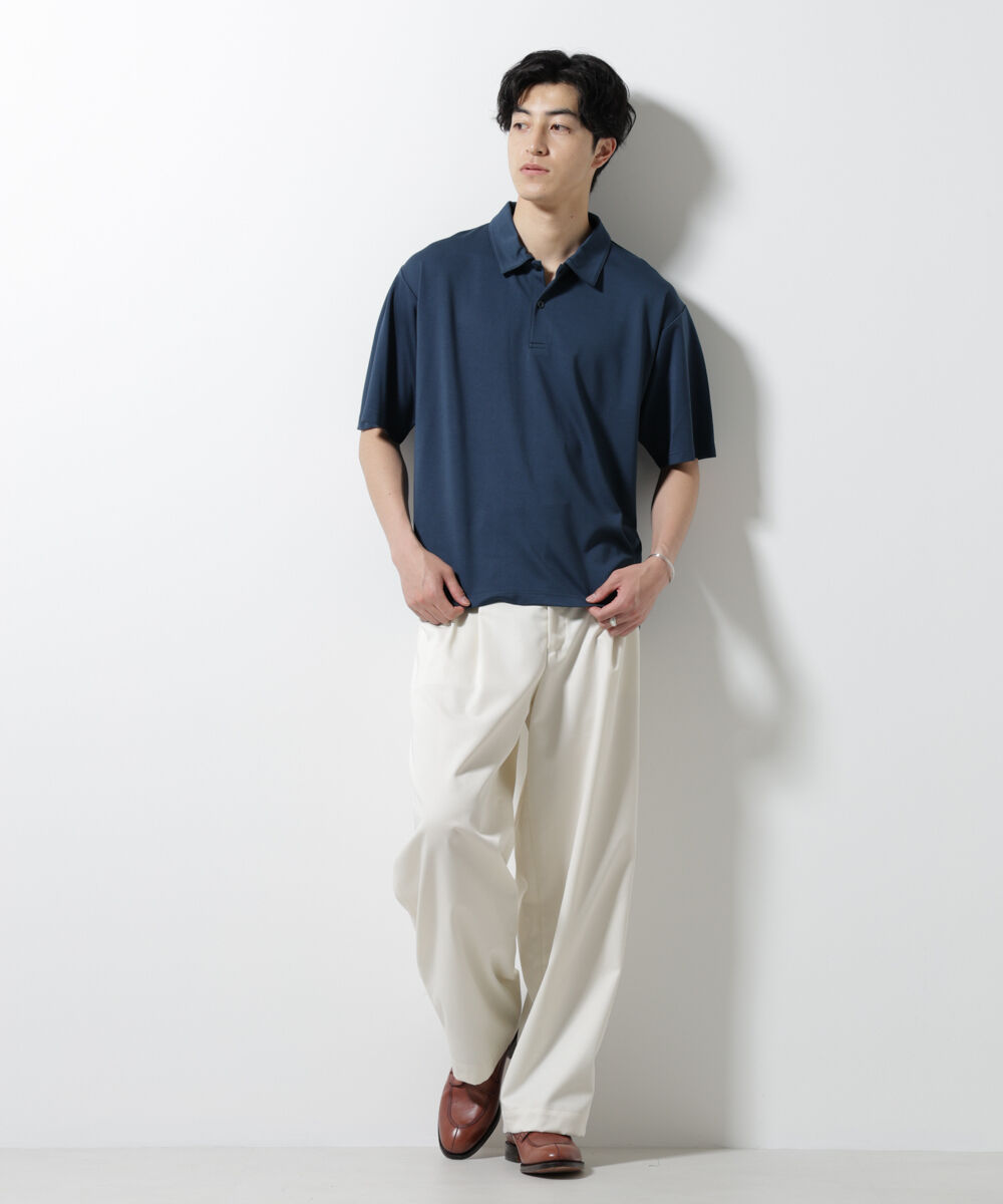 nano･universe「ポンチポロシャツ半袖」|Tシャツ・カットソー|