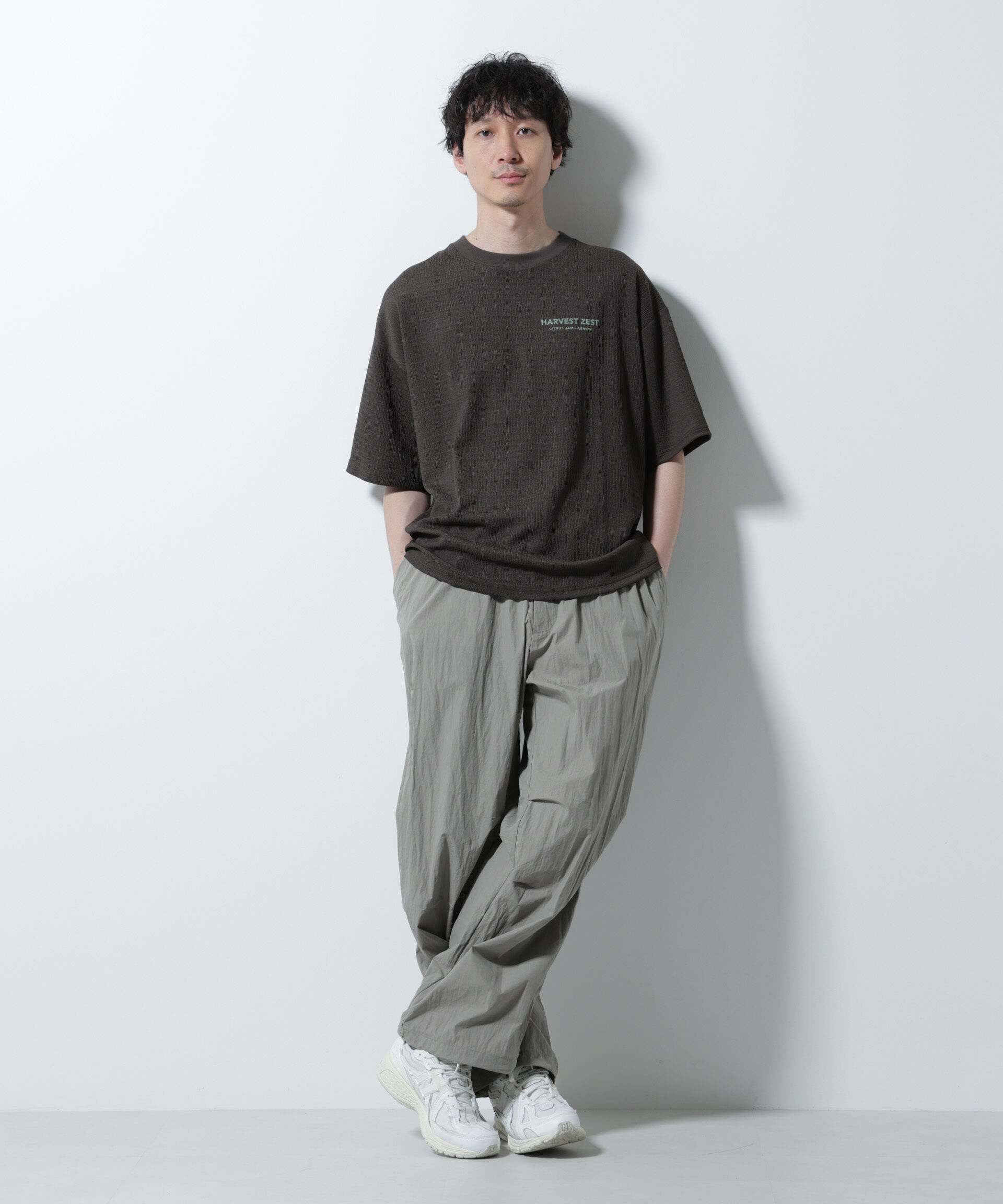 nano･universe「楊柳プリントTシャツ 半袖」|Tシャツ・カットソー|