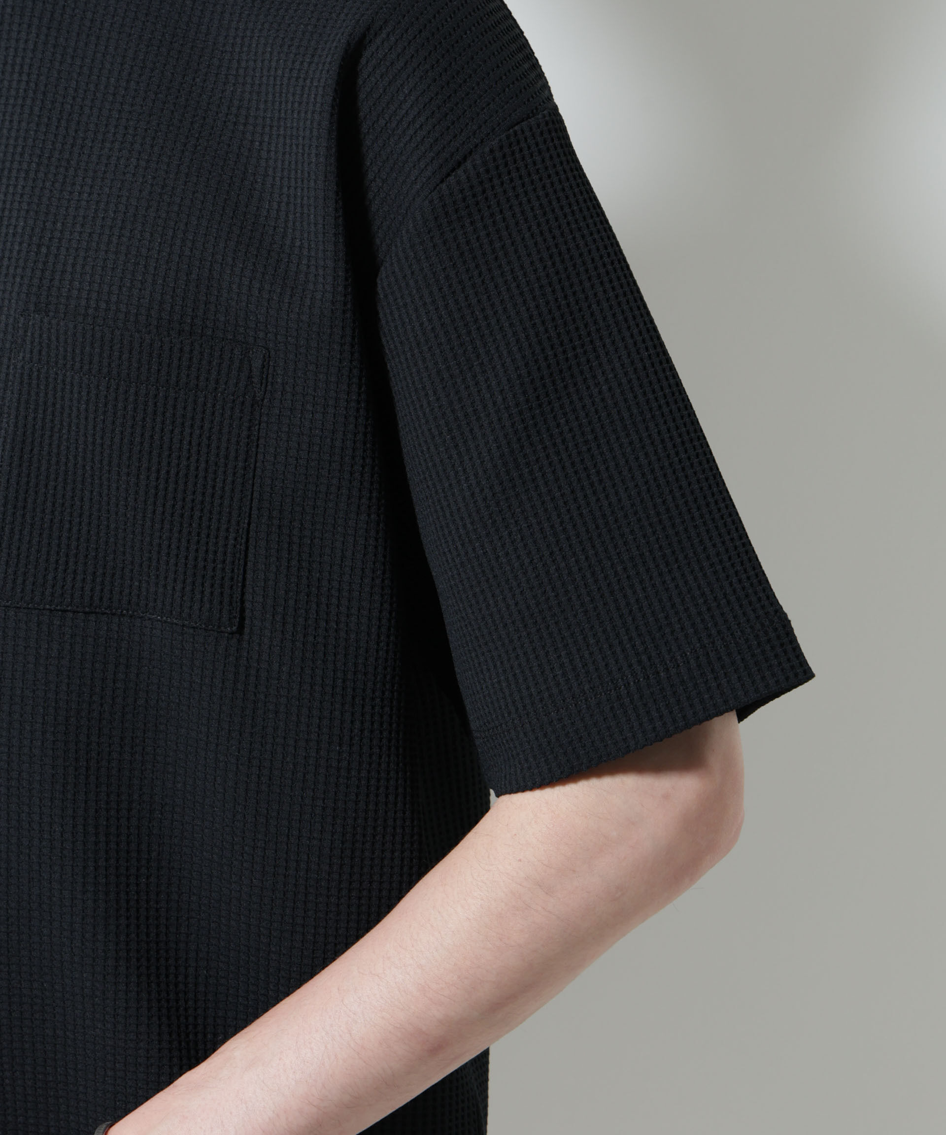 nano･universe「ドライソフトワッフルTシャツ 半袖」|Tシャツ・カットソー|