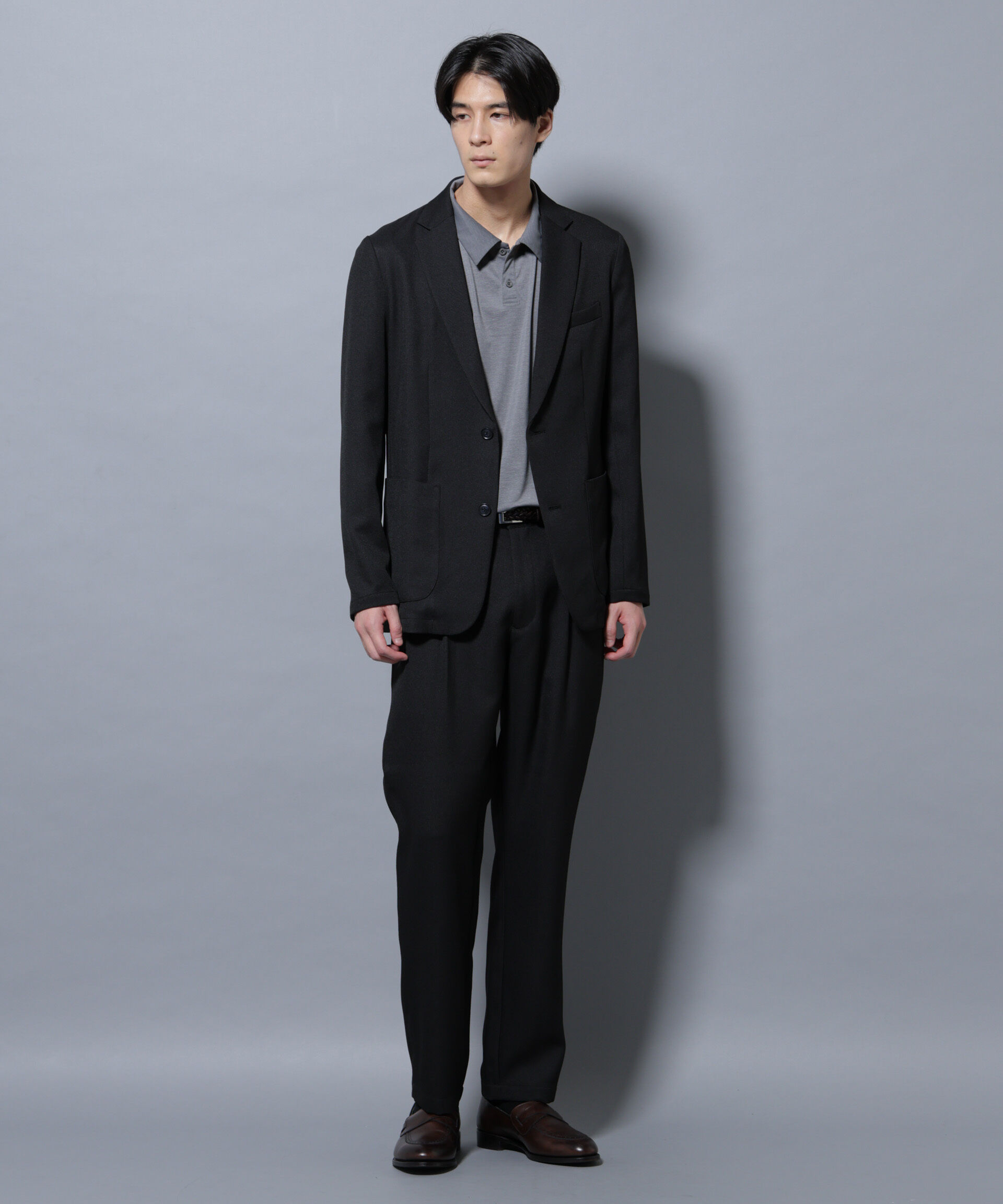 nano･universe「シャンブレーツイルセットアップ」|スーツ|