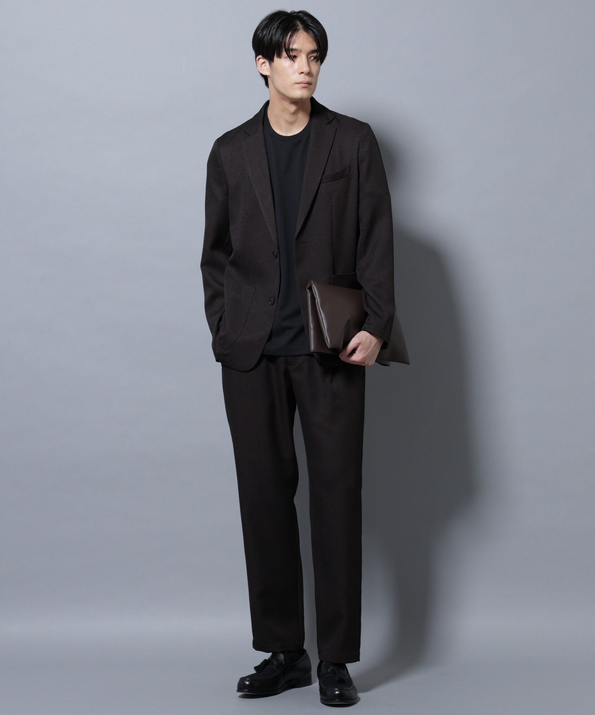 nano･universe「シャンブレーツイルセットアップ」|スーツ|