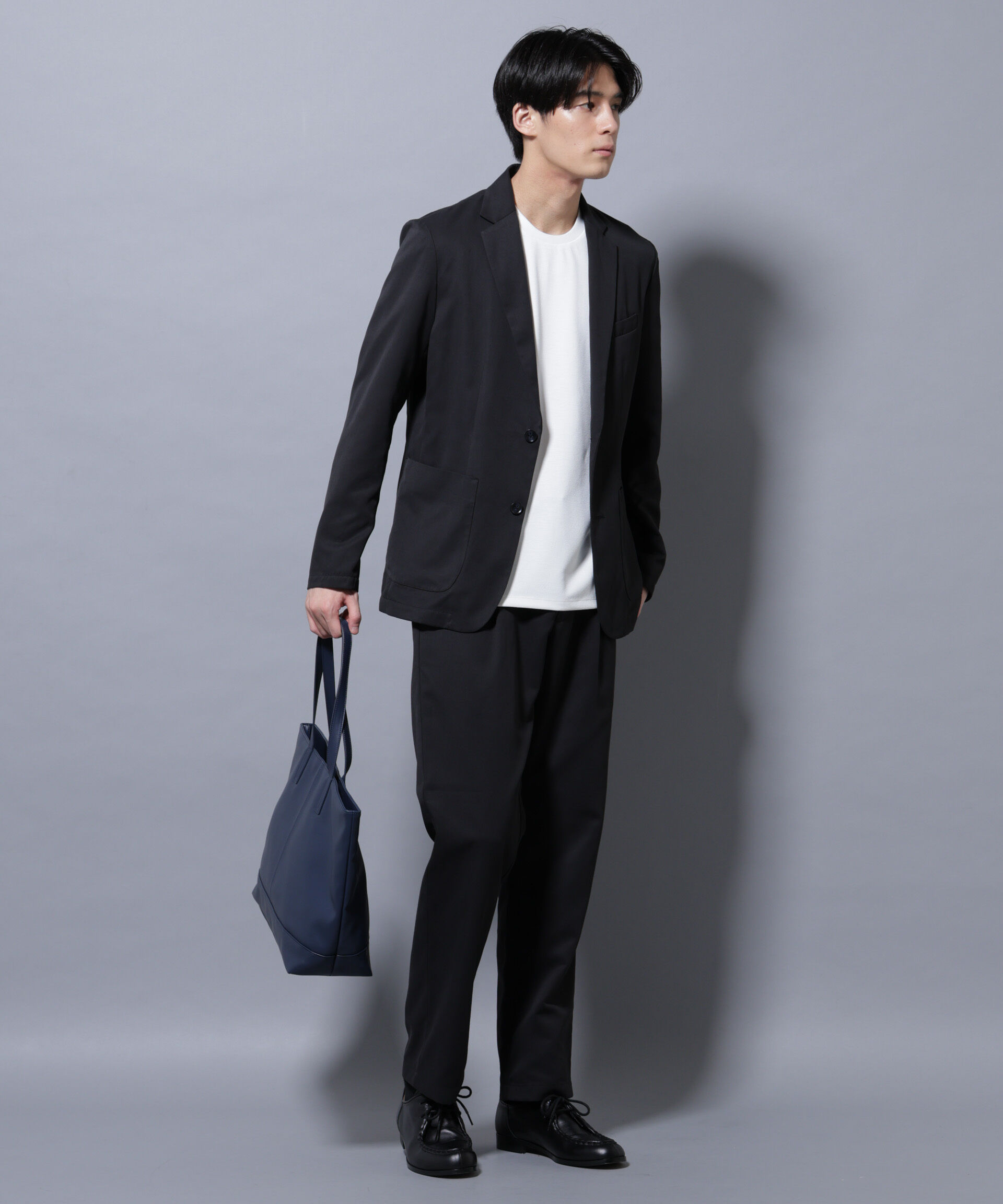 nano･universe「ピーチツイルセットアップ」|スーツ|