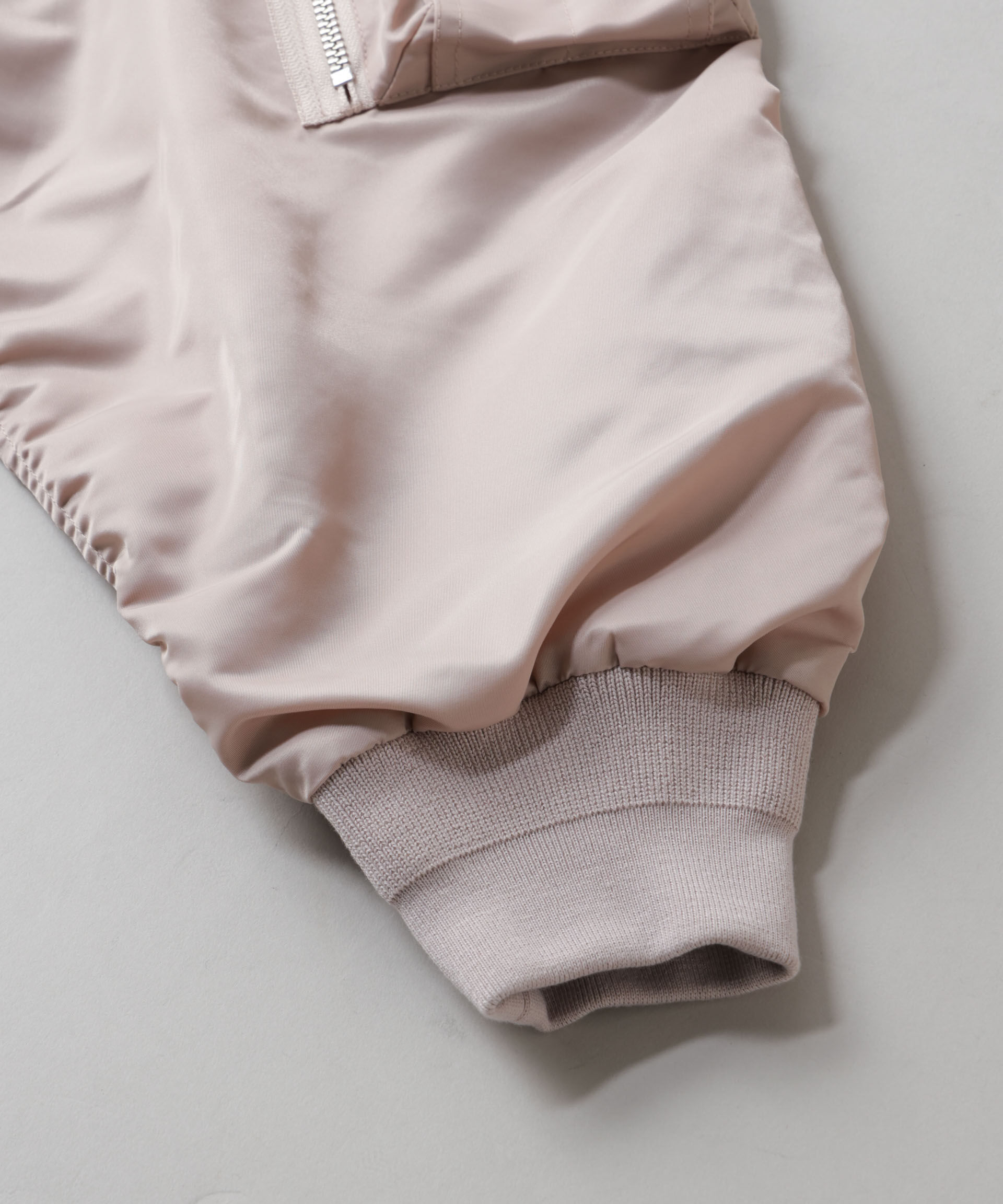 nano･universe「ナイロンツイルMA-1ブルゾン」|ブルゾン・スタジャン|