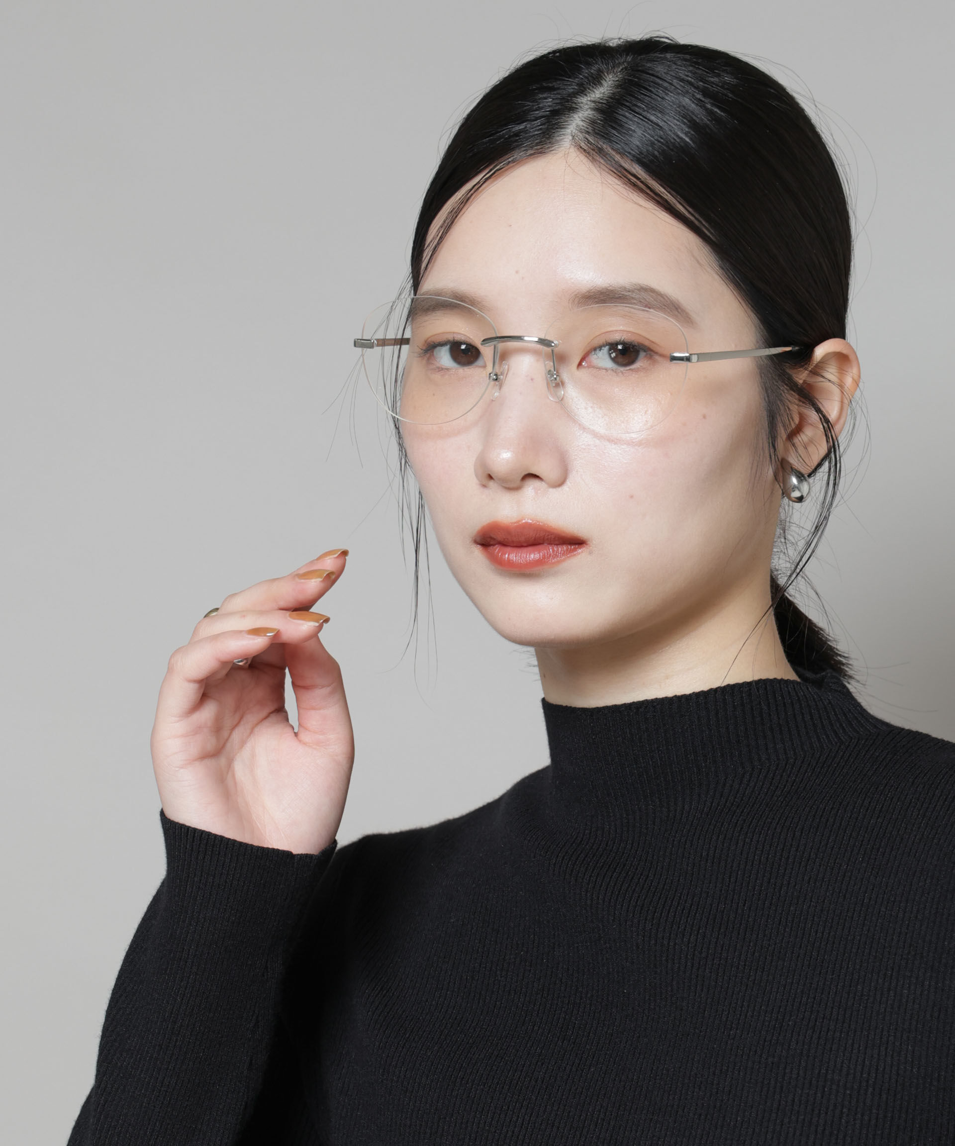 nano･universe「フレームレスメガネ」|メガネ|