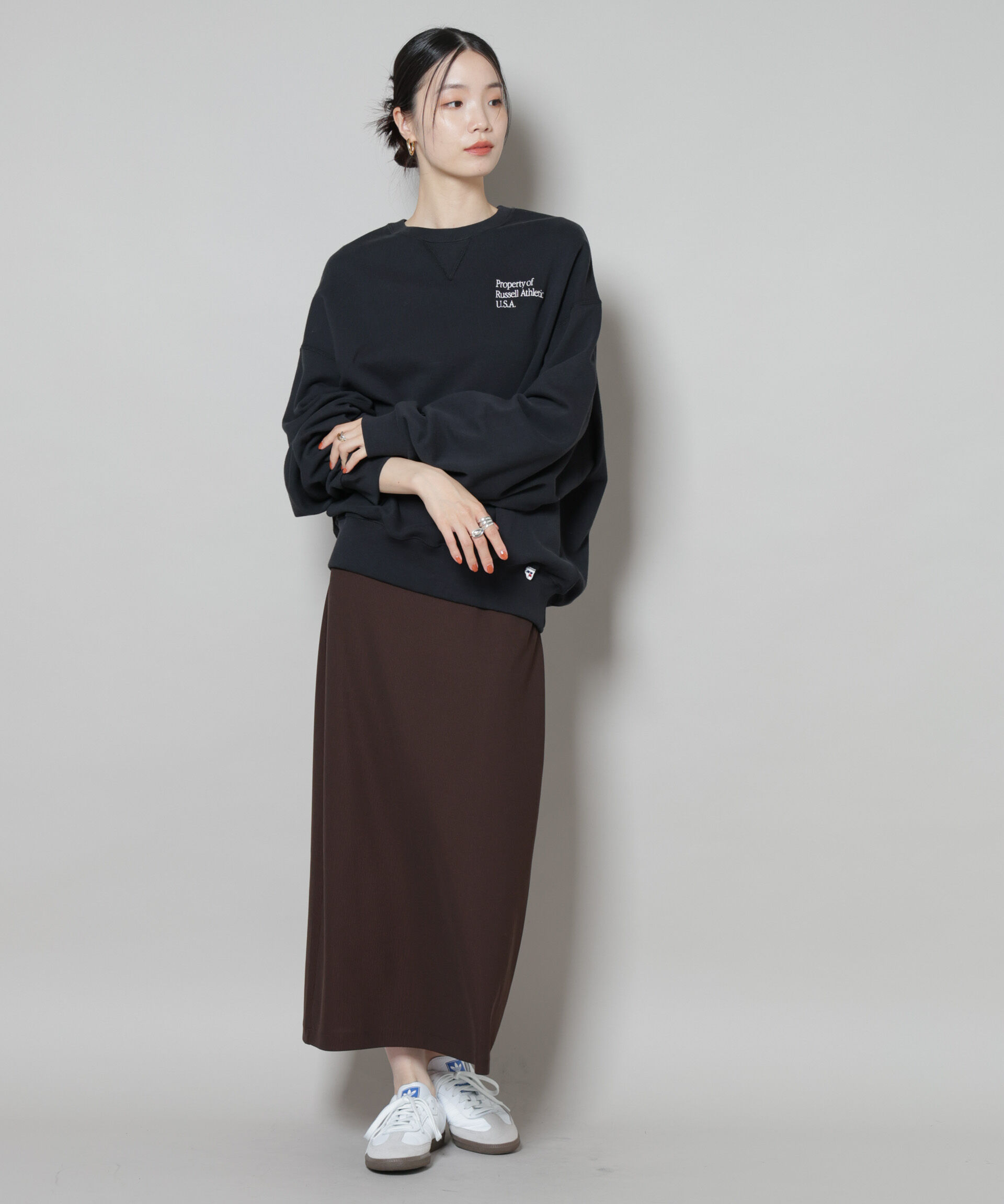 nano･universe「サカリバナロースカート(セットアップ可)」|スカート|