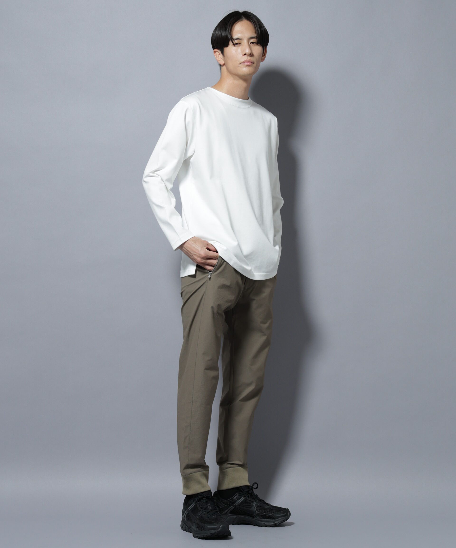 nano･universe「｢N TROUSERS BASIC｣TEXBRID(R) ｼﾞｮｶﾞｰﾊﾟﾝﾂ/ｽﾄﾚｯﾁ･撥水(ｾｯﾄ  」|チノ|